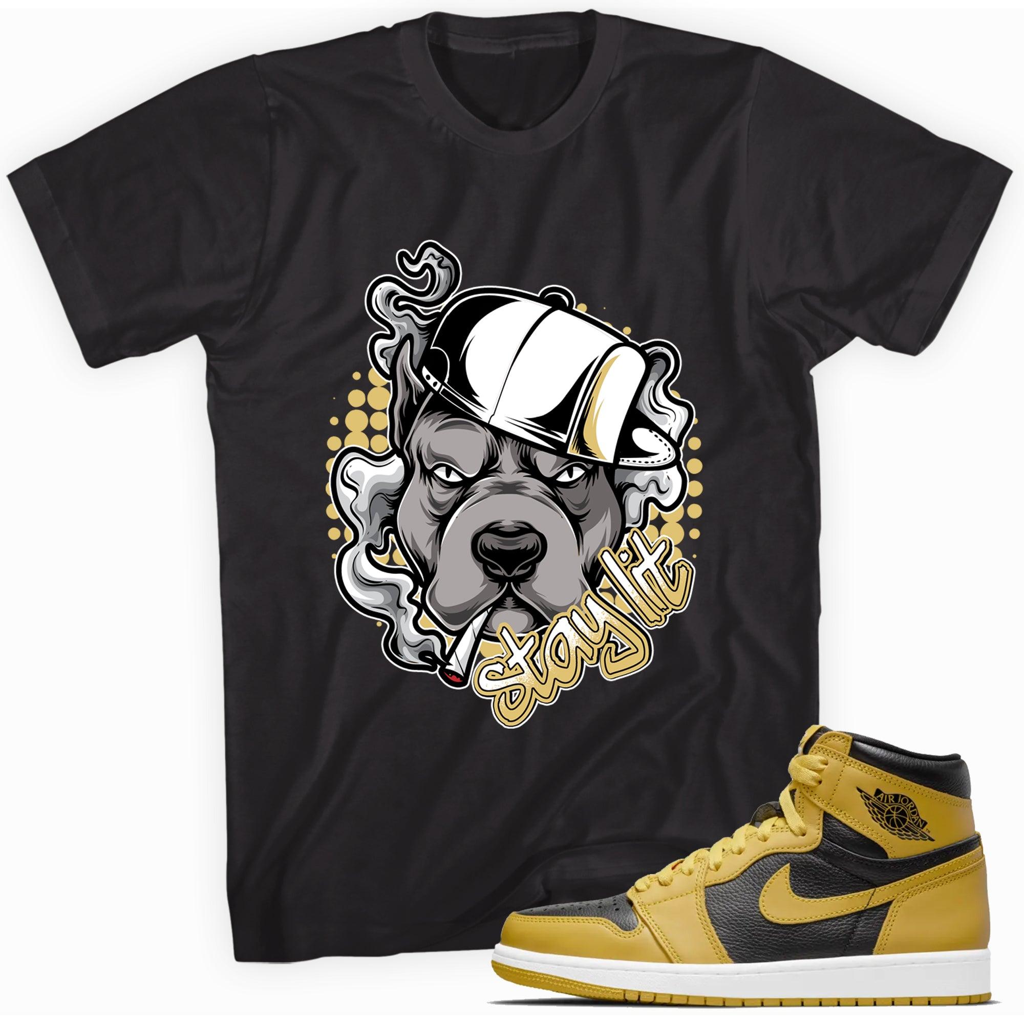 Stay Lit Shirt AJ 1 Retro High Pollen photo