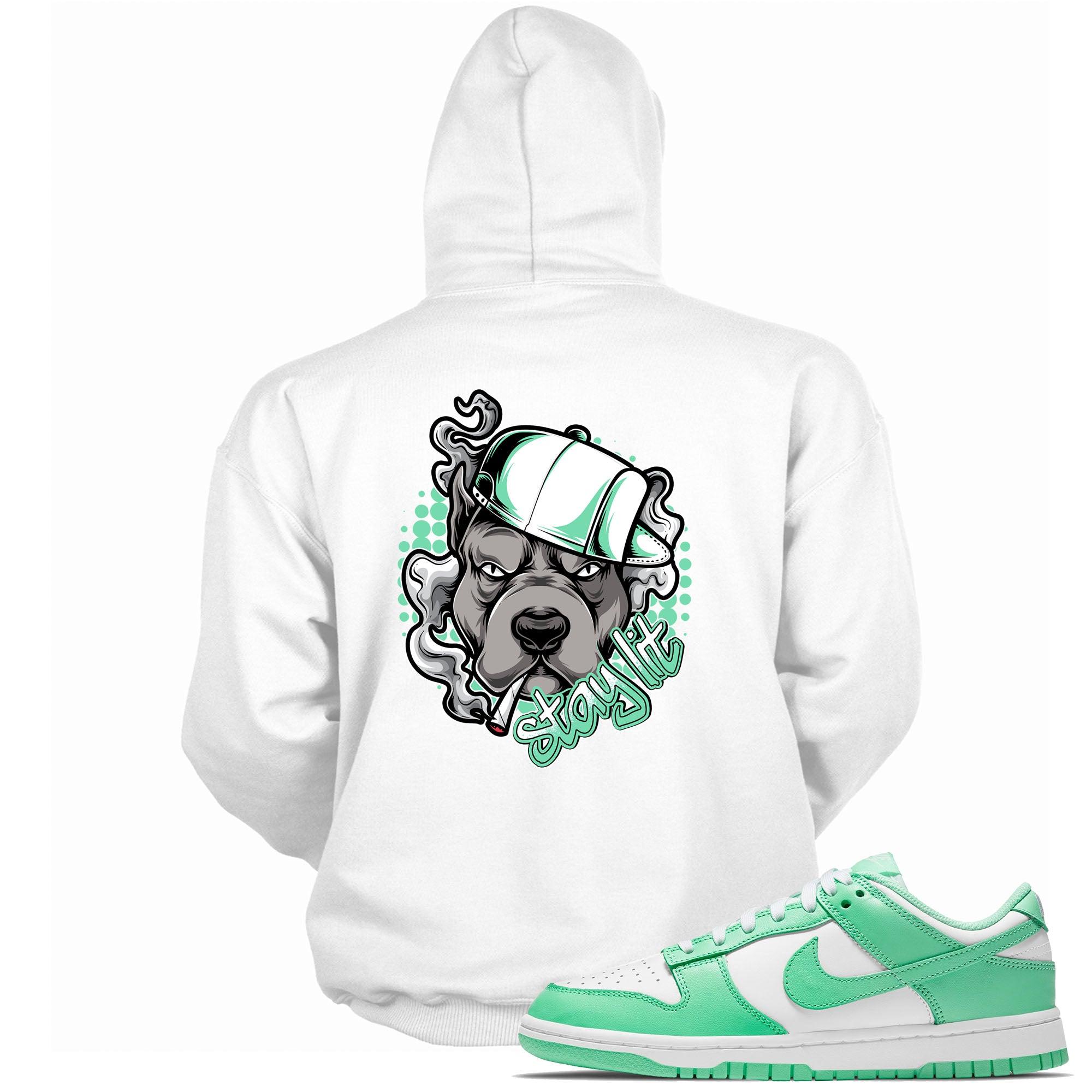 Stay Lit Hoodie Nike Dunk Low Green Glow photo