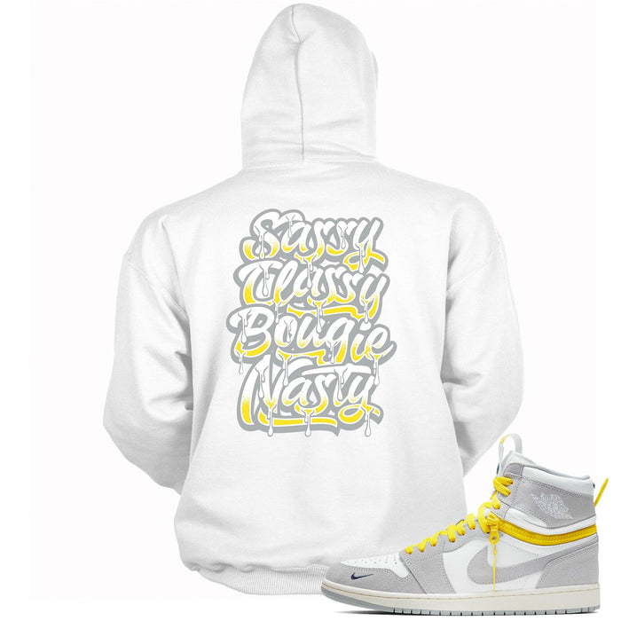 Sassy Classy Hoodie AJ 1 Switch Light Smoke Grey photo