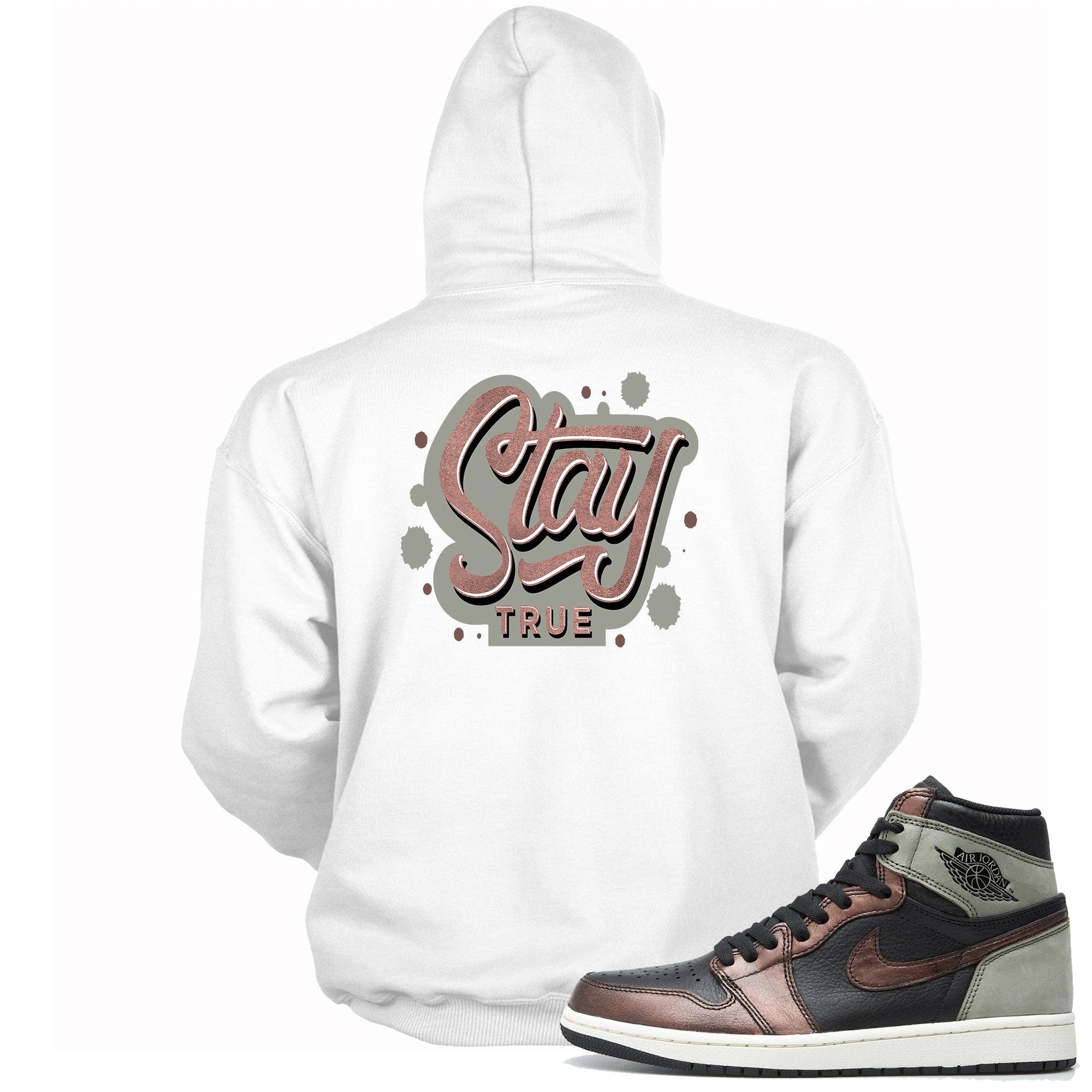 Stay True Hoodie AJ 1s Patina photo