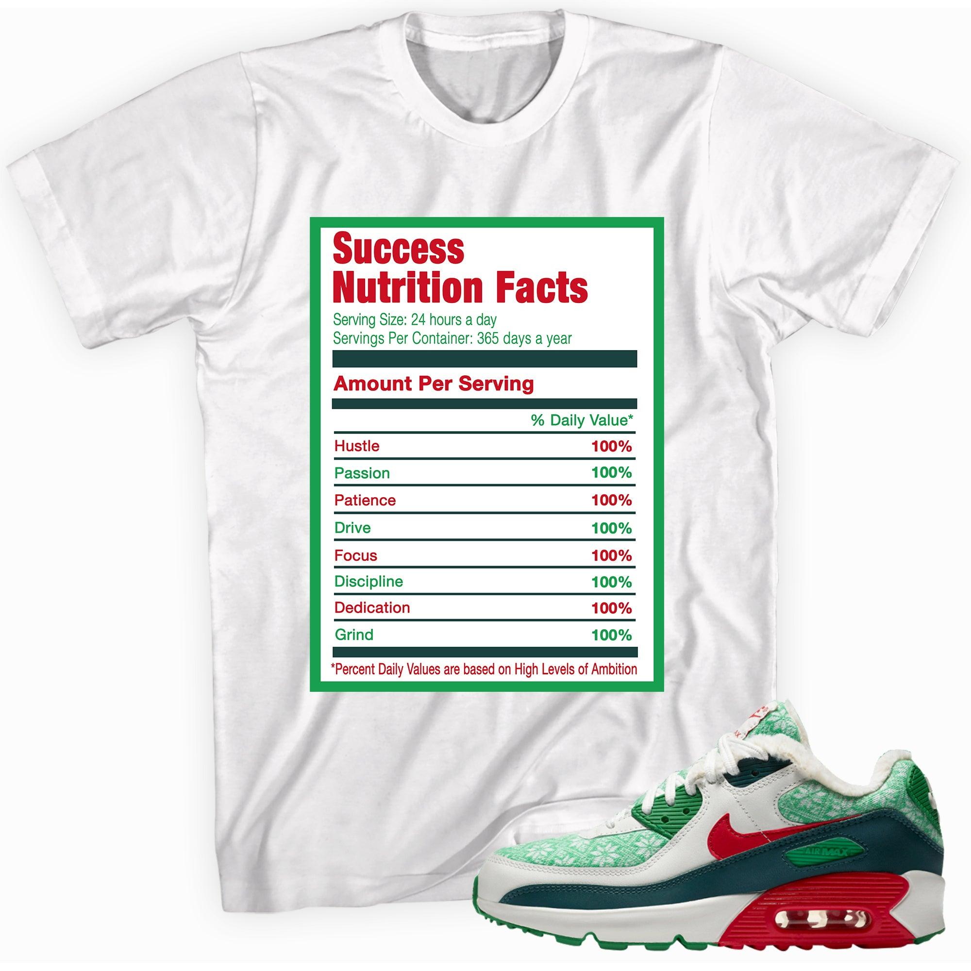 Success Nutrition Shirt Nike Air Max Nordic 90 Christmas photo