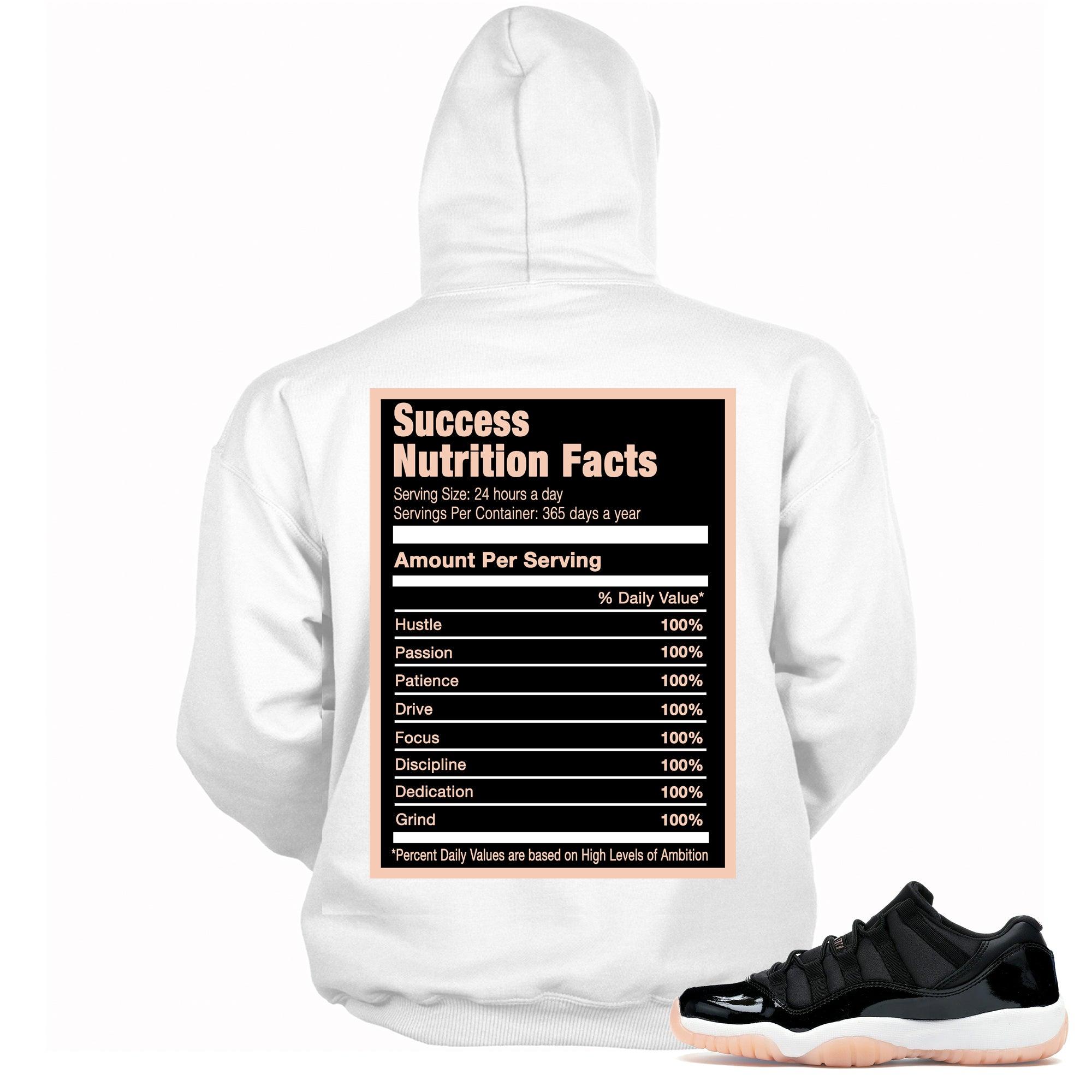 Success Nutrition Sneaker Sweatshirt AJ 11 Retro low Bleached Coral photo