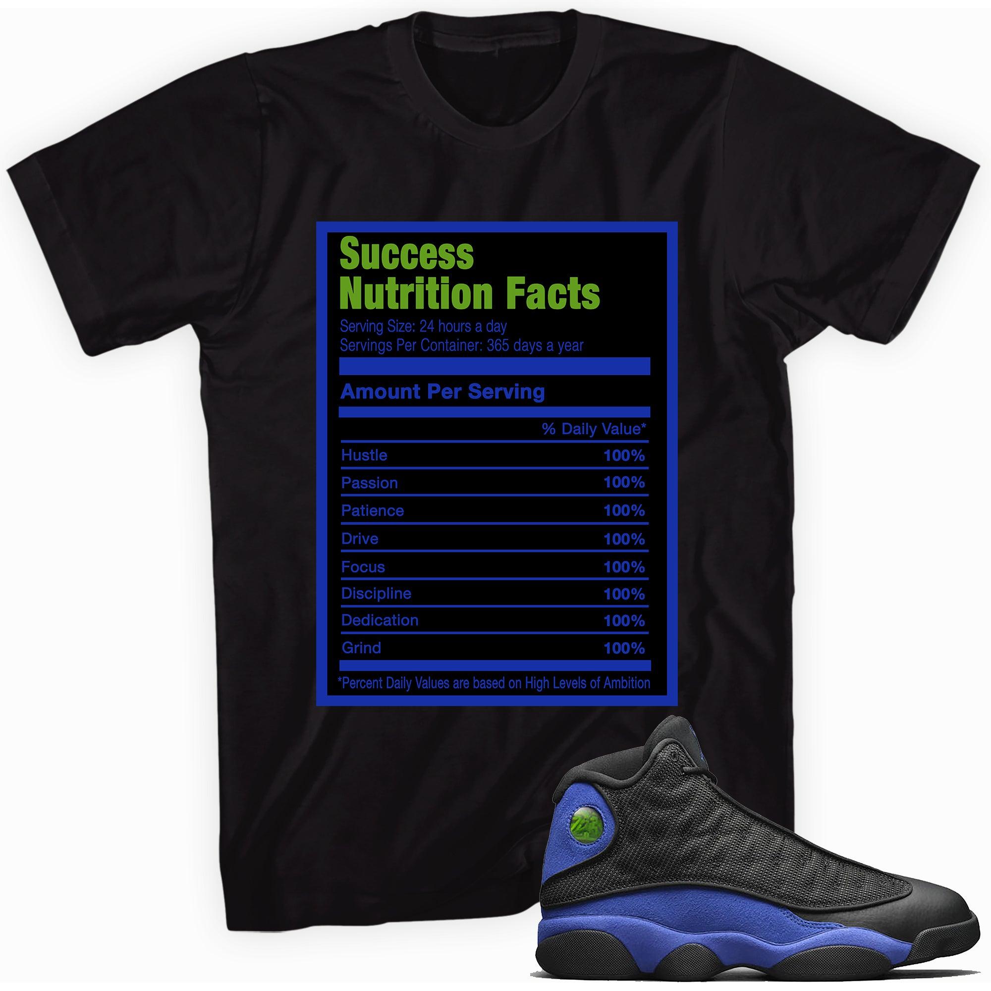 Success Nutrition Sneaker Tee AJ 13 Hyper Royal photo