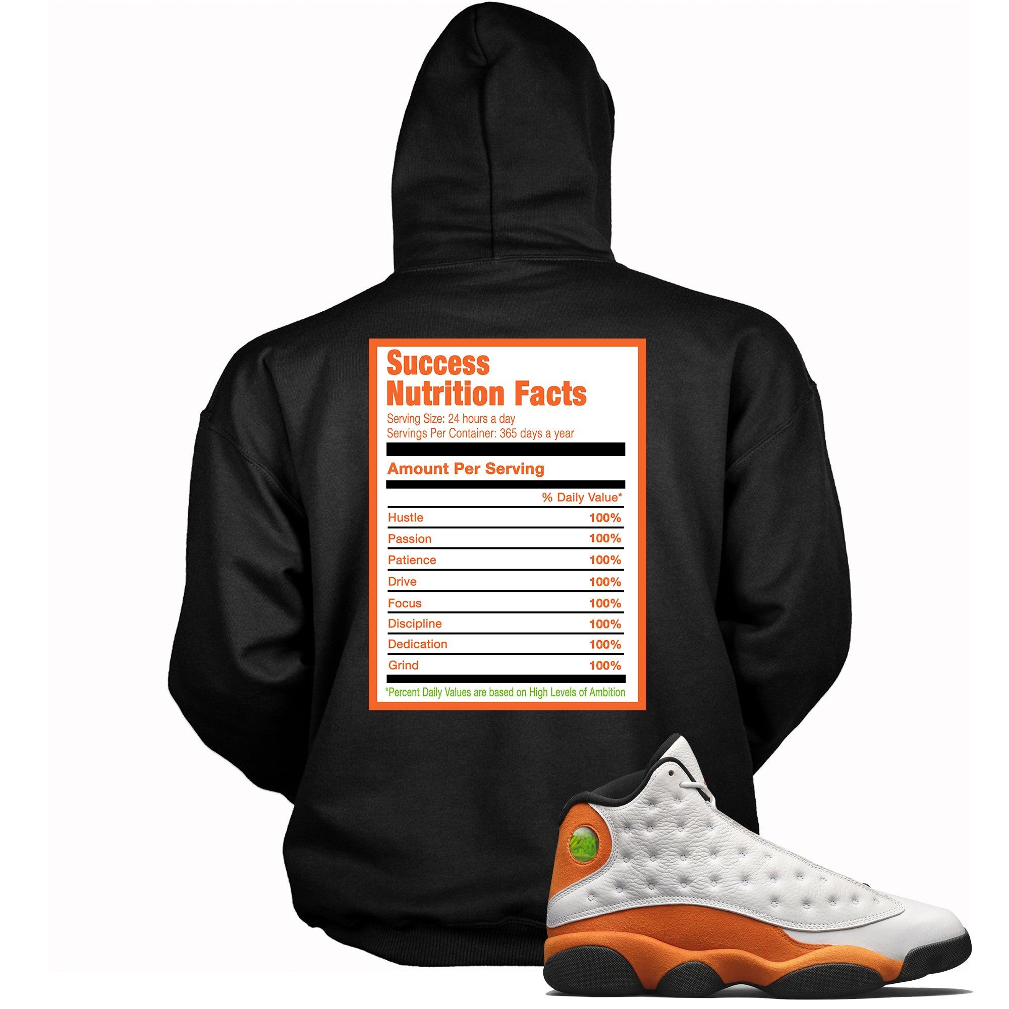 Success Nutrition Facts Hoodie AJ 13 Retro Starfish photo