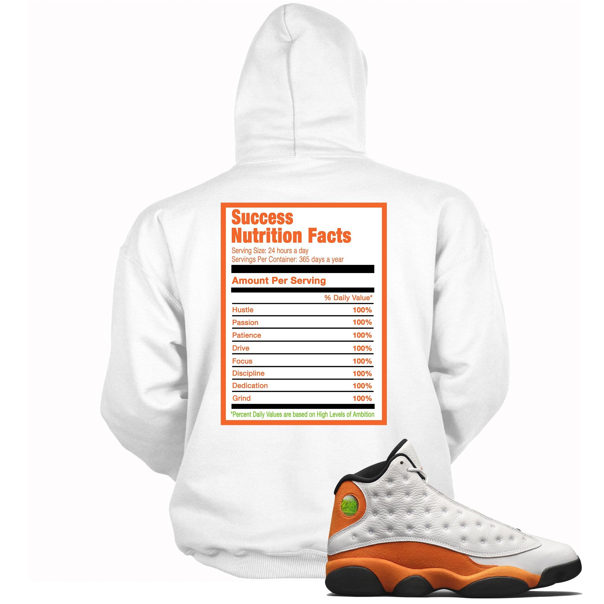 Success Nutrition Facts Sneaker Sweatshirt AJ 13 Retro Starfish photo
