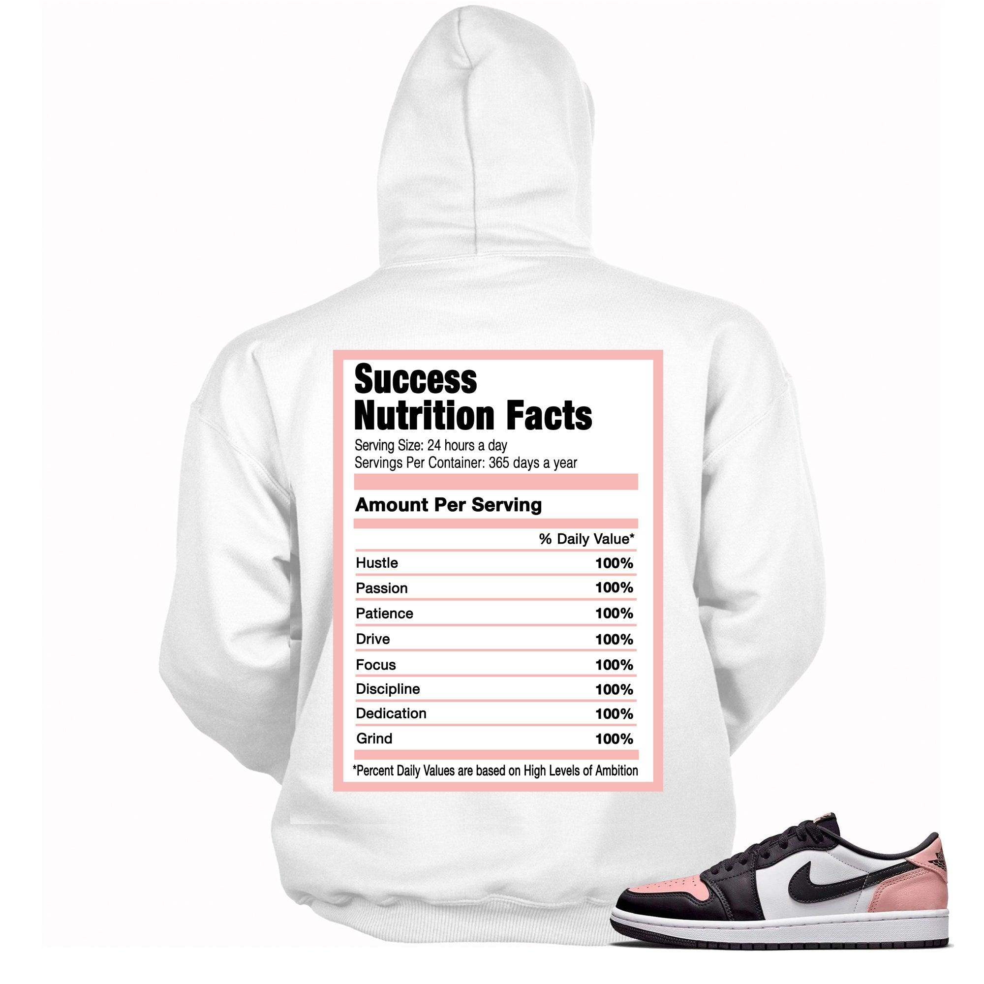 Success Nutrition Sneaker Sweatshirt AJ 1 Bleached Coral photo
