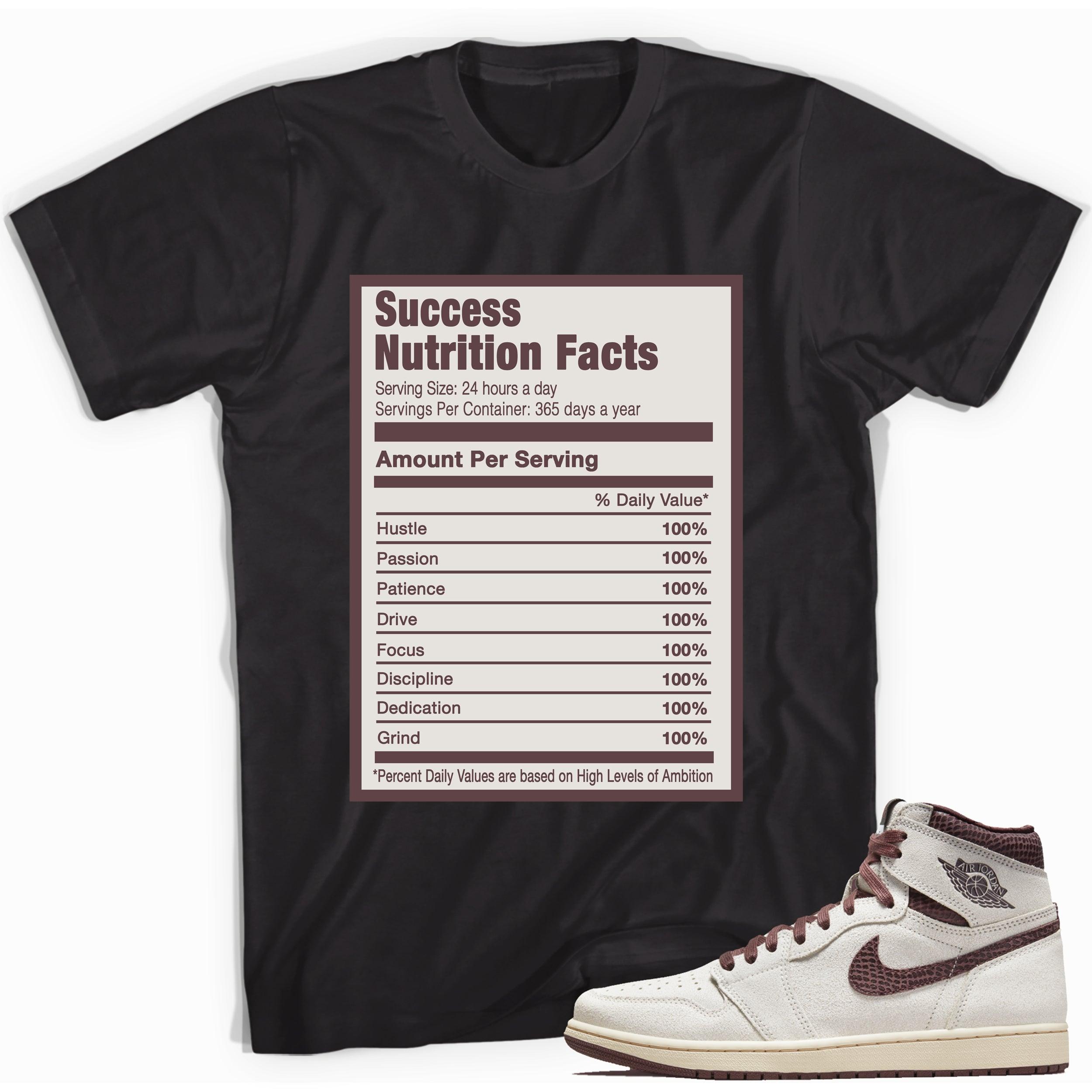 Success Nutrition Shirt AJ 1 High OG A Ma Maniére photo