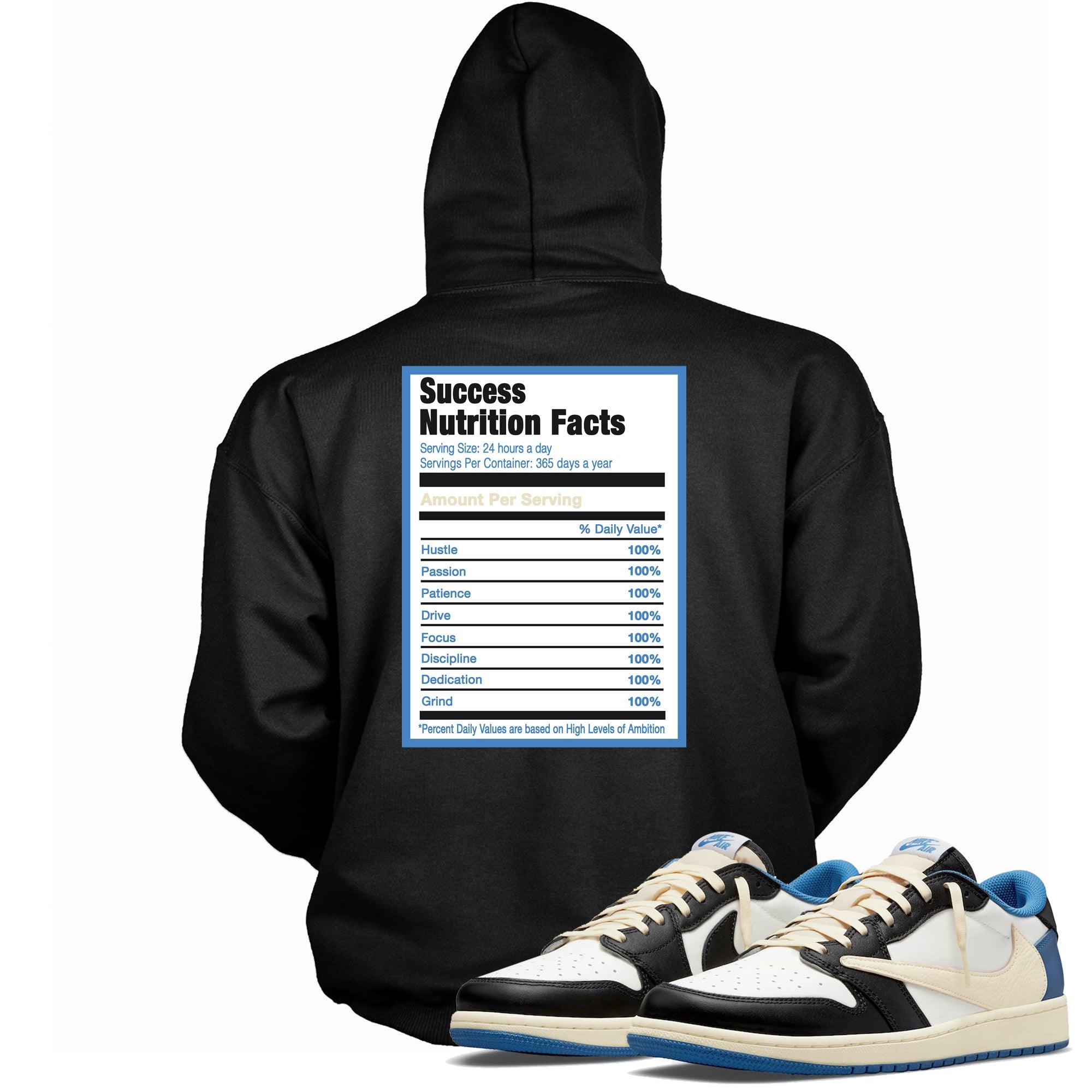Success Nutrition Sneaker Sweatshirt AJ 1 Low Fragment x Travis Scott photo