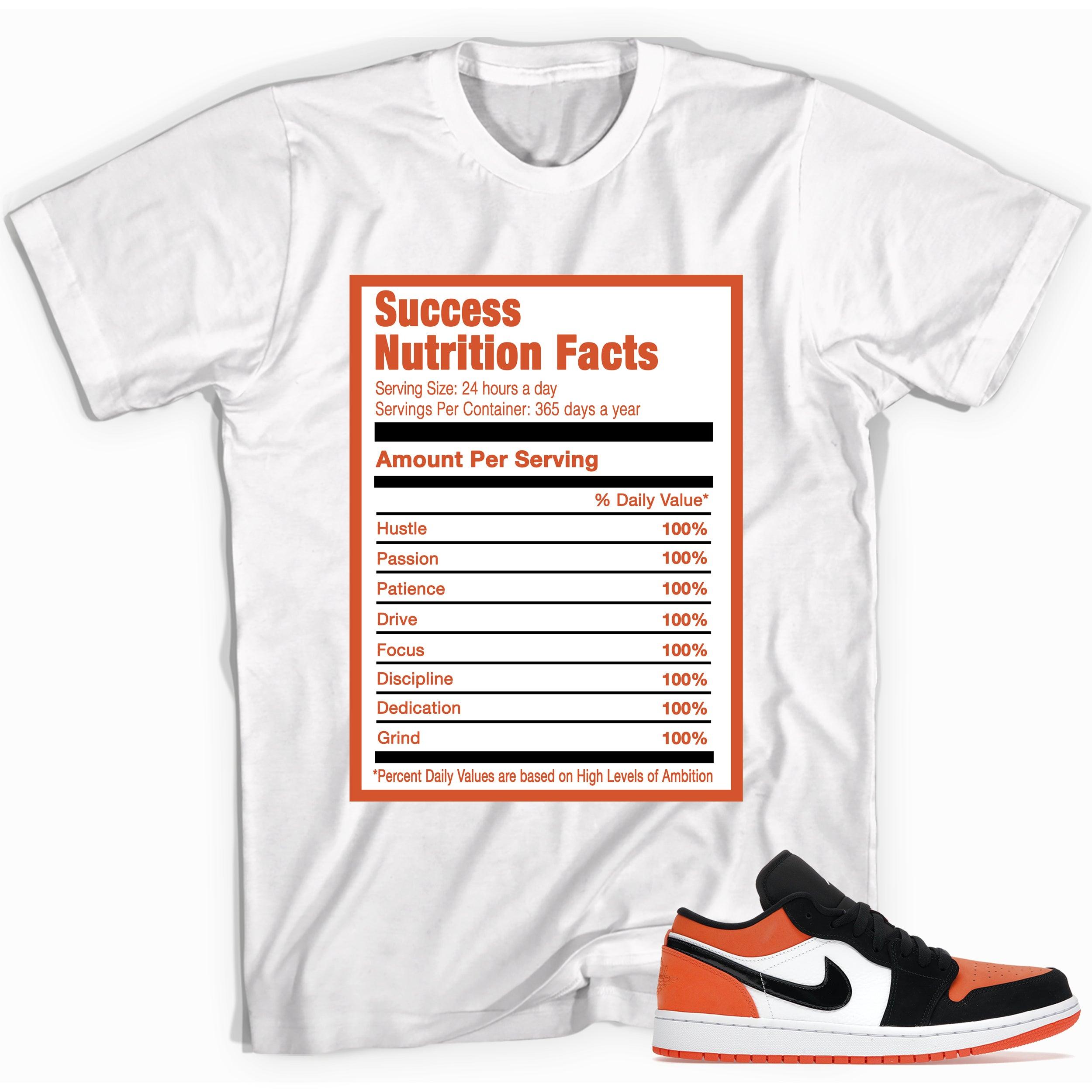 Success Nutrition Sneaker Tee Womens AJ 1 Low Starfish photo