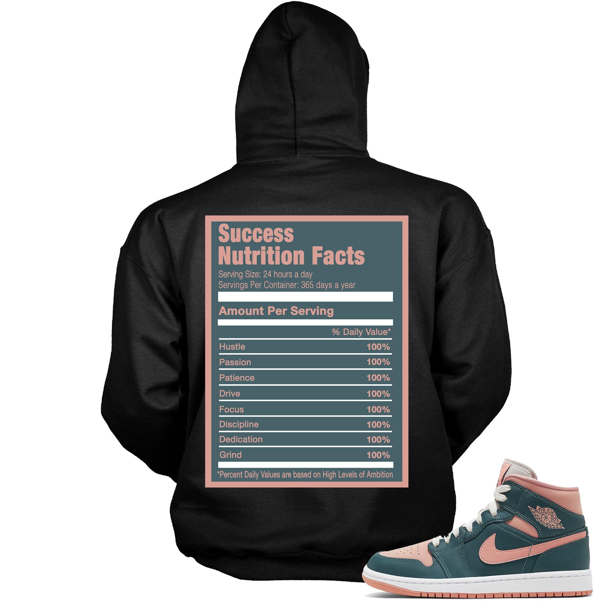 Success Nutrition Hoodie AJ 1 Mid Dark Teal Green photo