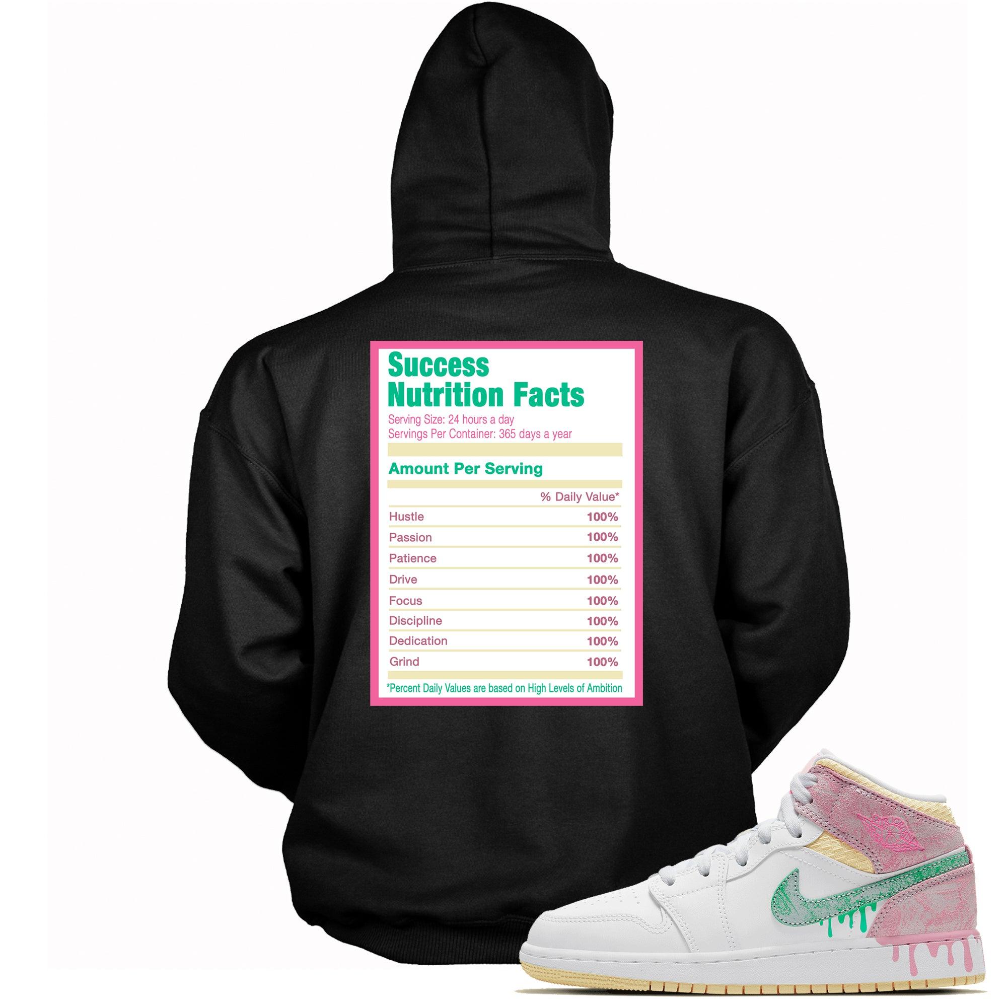 Success Nutrition Sneaker Sweatshirt AJ 1 Mid Paint Drip photo