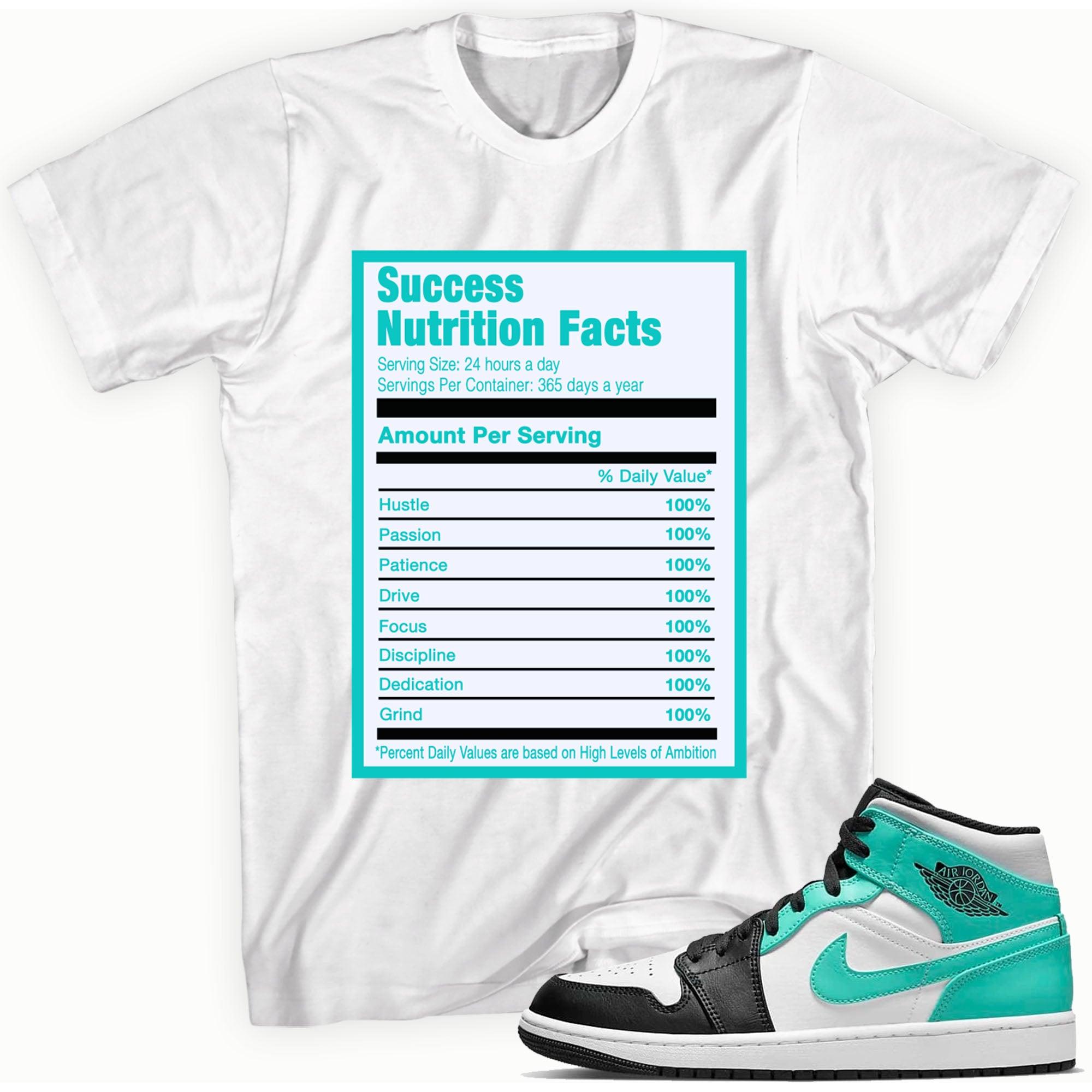 Success Nutrition Sneaker Tee AJ 1 Mid Tropical Twist Igloo photo