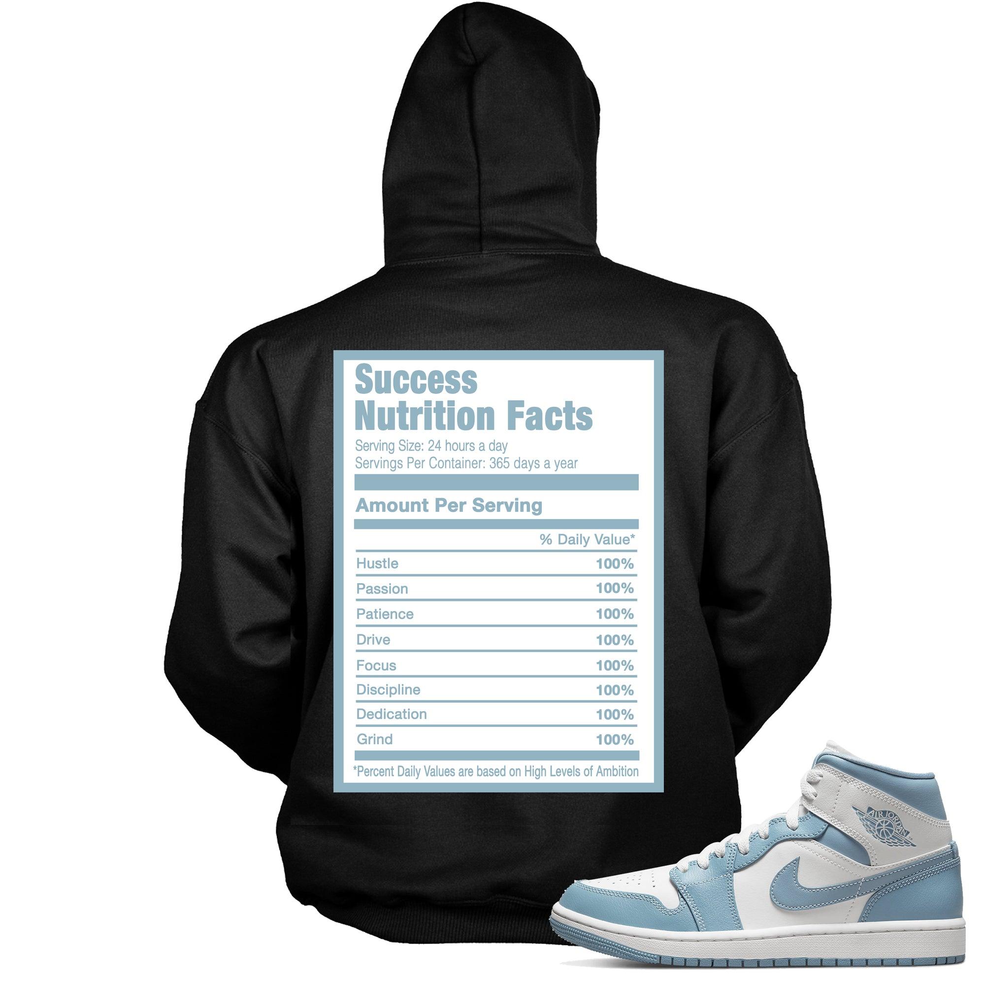 Success Nutrition Sneaker Sweatshirt AJ 1 Mid UNC photo