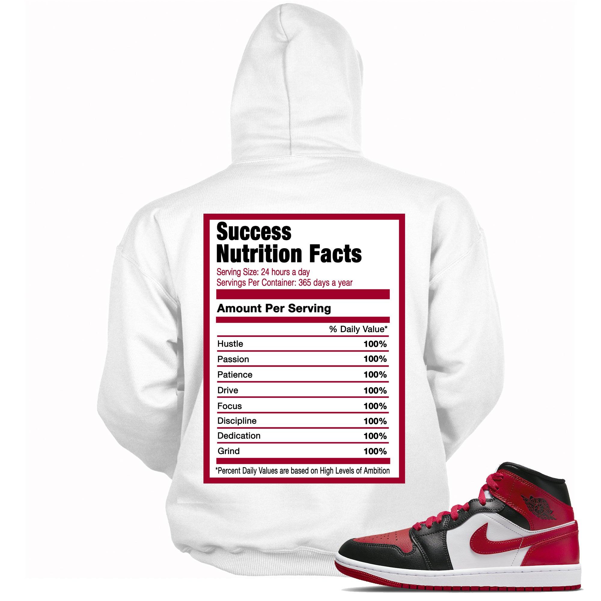 Success Nutrition Hoodie AJ 1 Mid Alternate Bred Toe photo