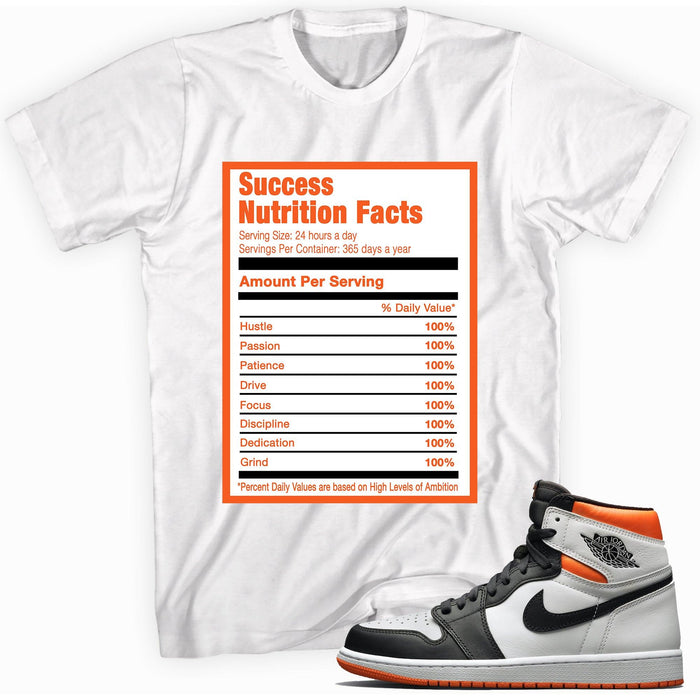 Success Nutrition Shirt AJ 1 Retro High Electro Orange photo