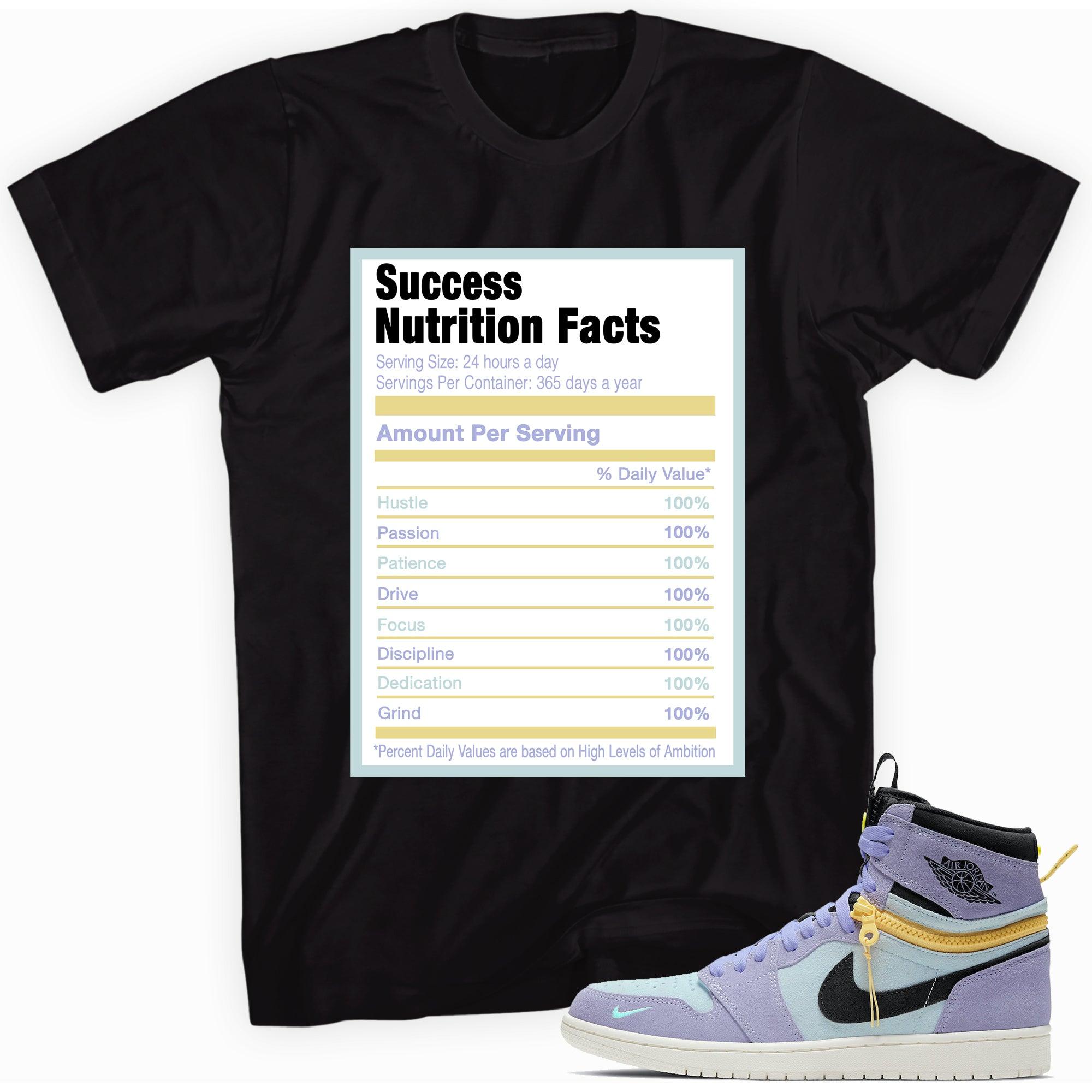 Success Nutrition AJ 1 SWITCH Purple Pulse Shirt photo