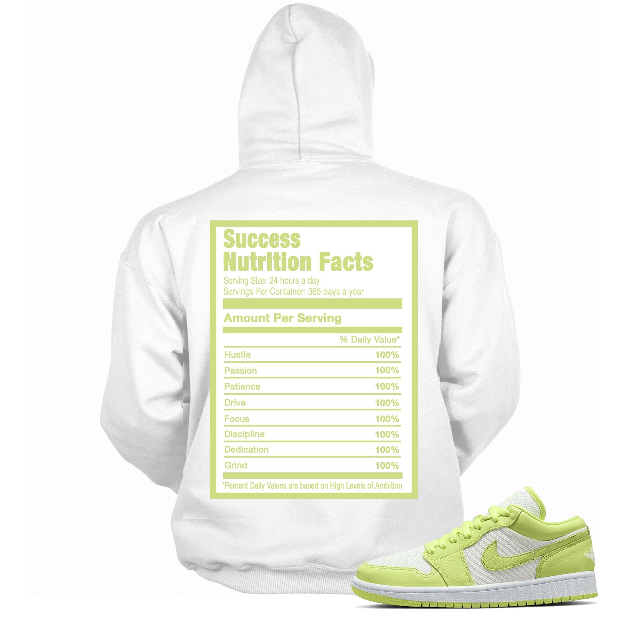 Success Nutrition Hoodie AJ 1 Low Limelight photo