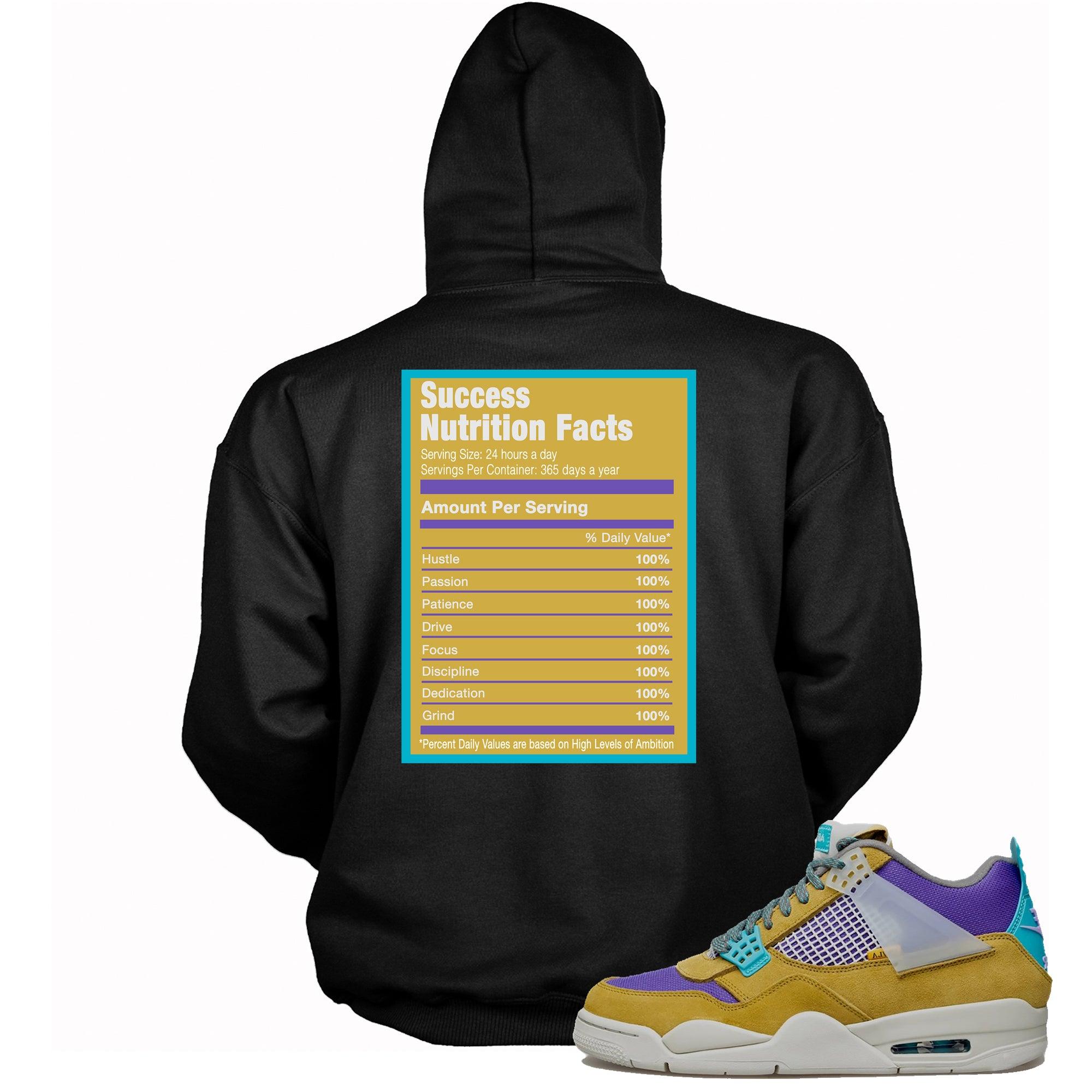 Success Nutrition Hoodie AJ 4 Retro SP 30th Anniversary Union Desert Moss photo