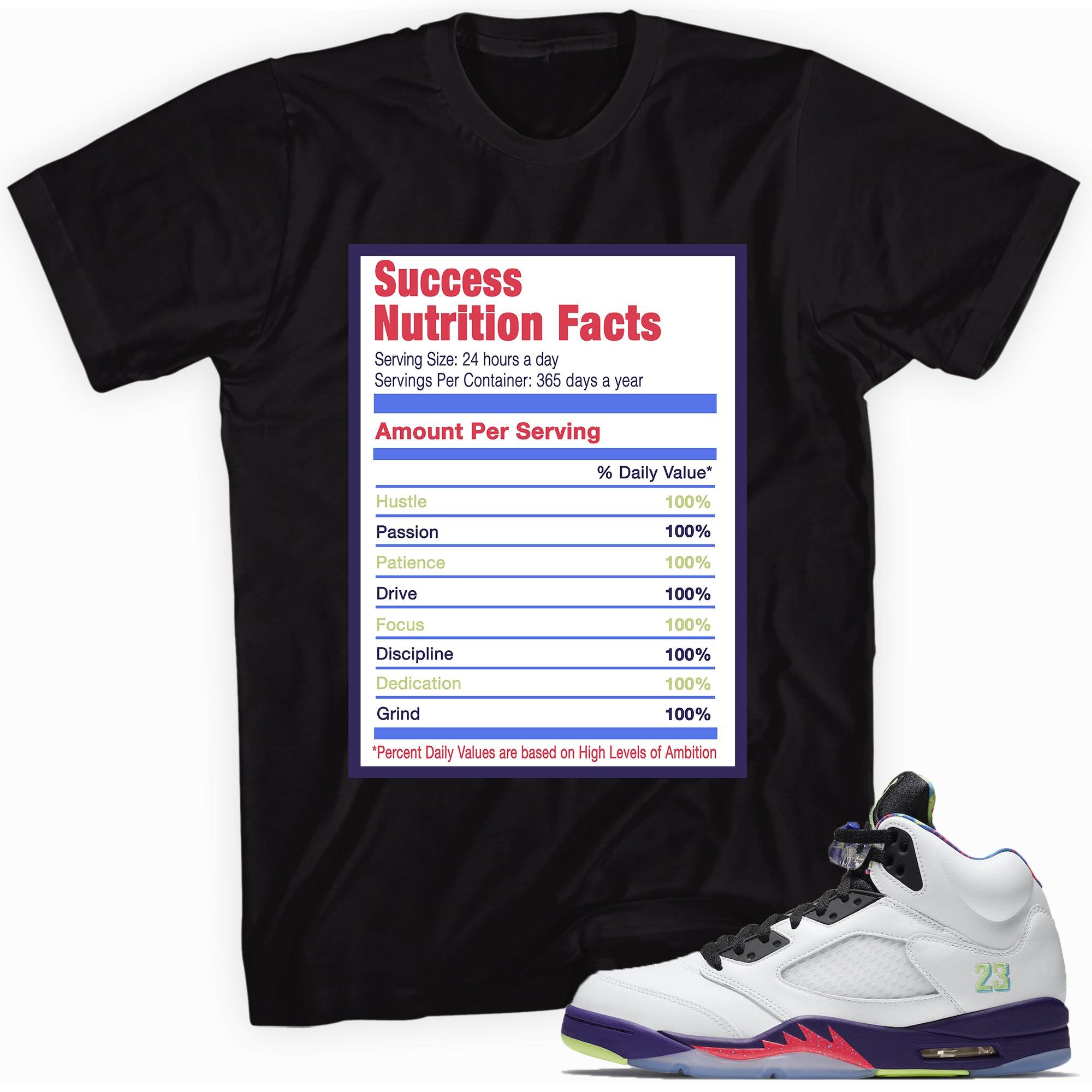 Success Nutrition Shirt AJ 5 Retro Alternate Bel Air photo