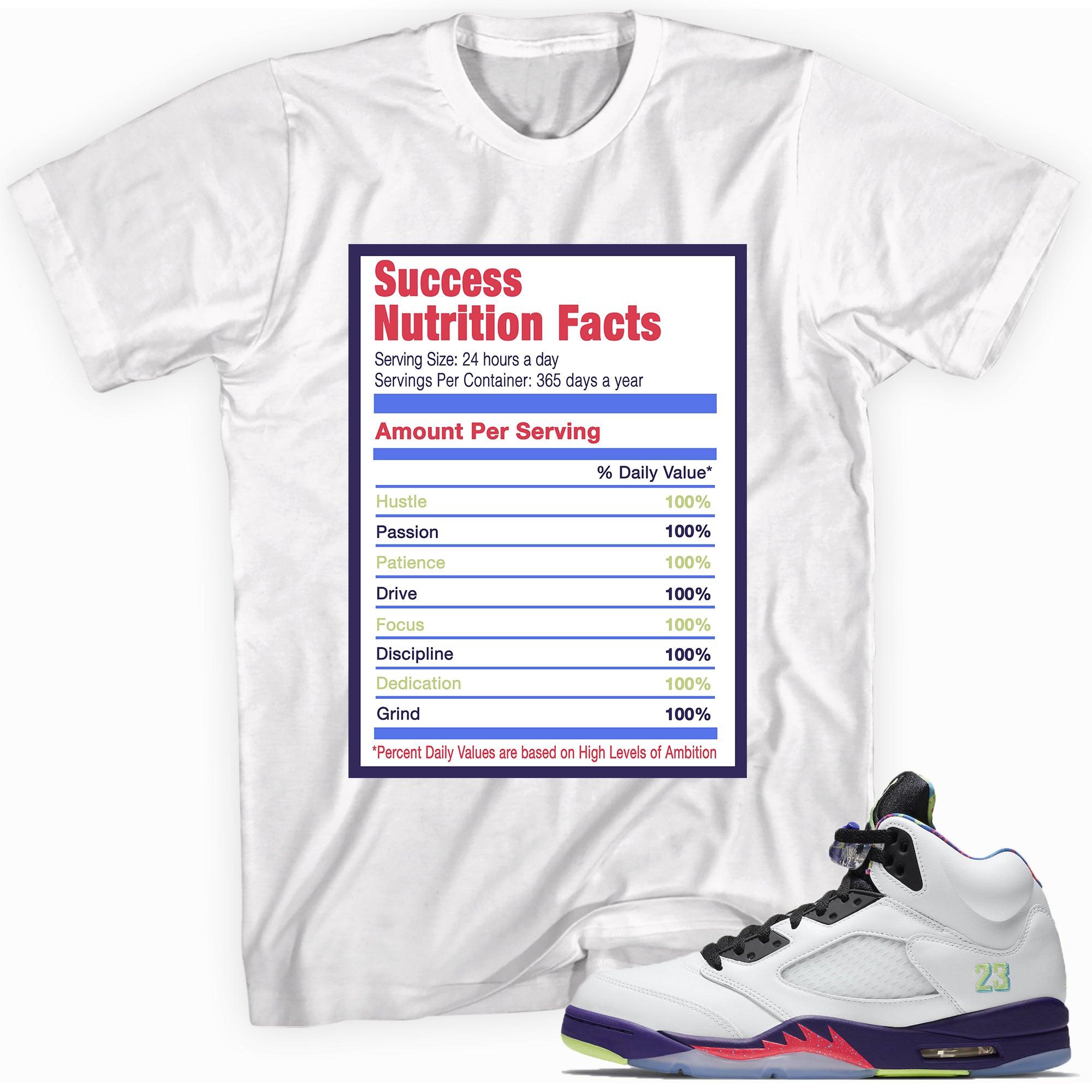 Success Nutrition Sneaker Tee AJ 5 Retro Alternate Bel Air photo