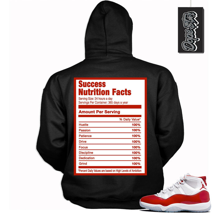 Success Nutrition Hoodie Air Jordan 11 Cherry photo
