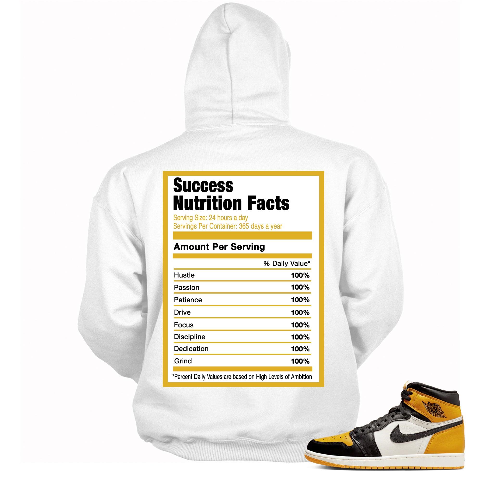 Success Nutrition Sneaker Sweatshirt AJ 1 Retro High OG Taxi photo