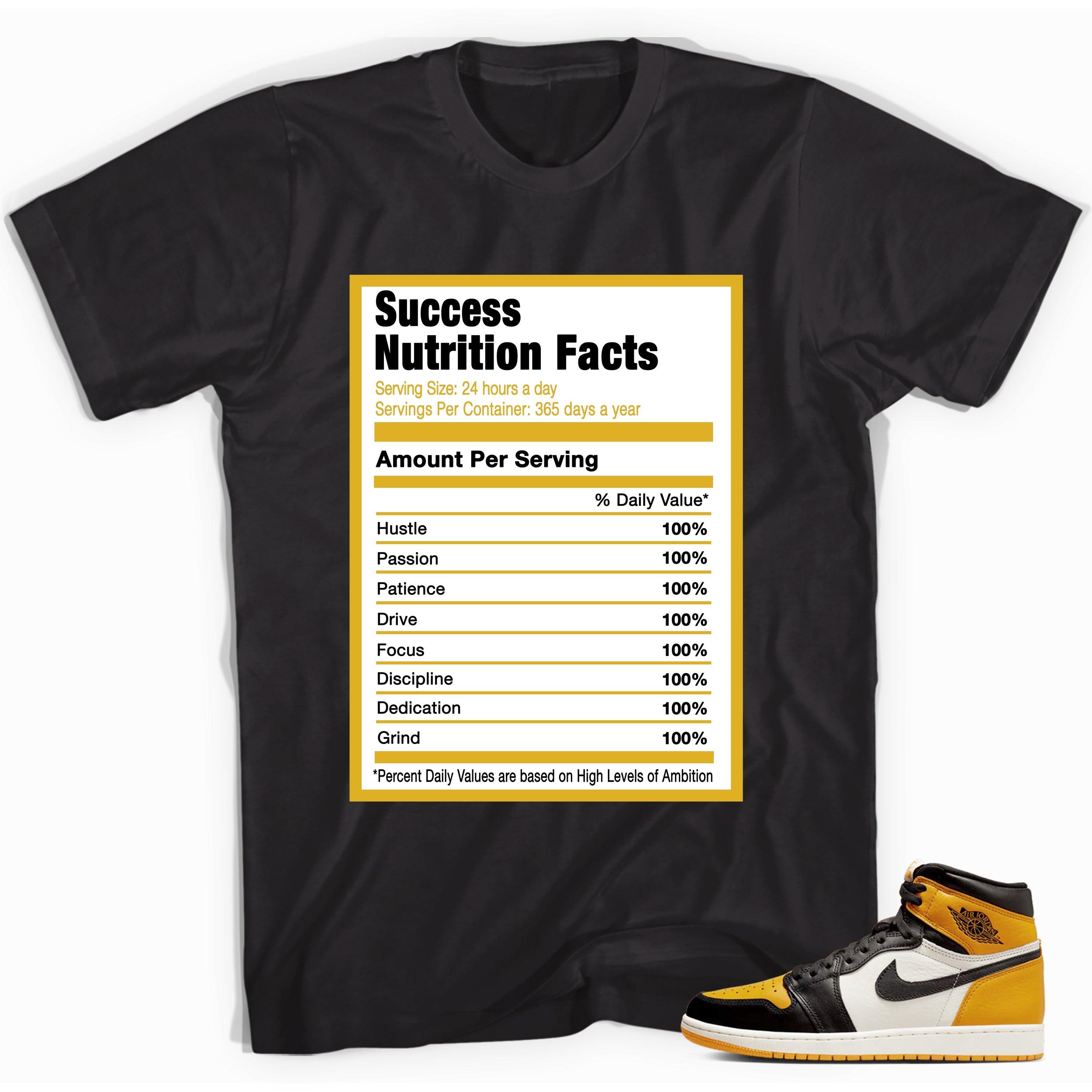 Success Nutrition Shirt AJ 1 Retro High OG Taxi photo