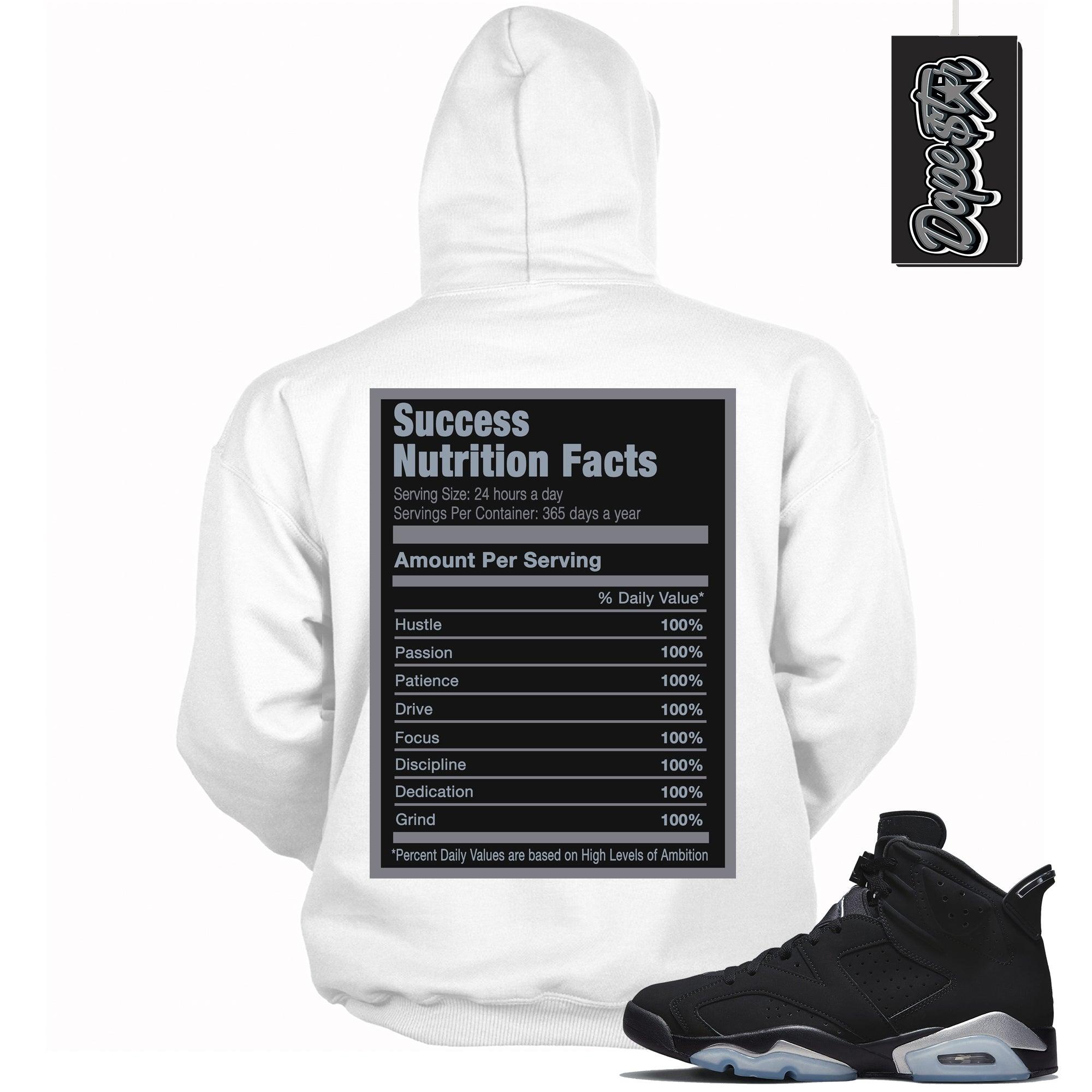 Success Nutrition Sneaker Sweatshirt Air Jordan 6 Retro Chrome photo