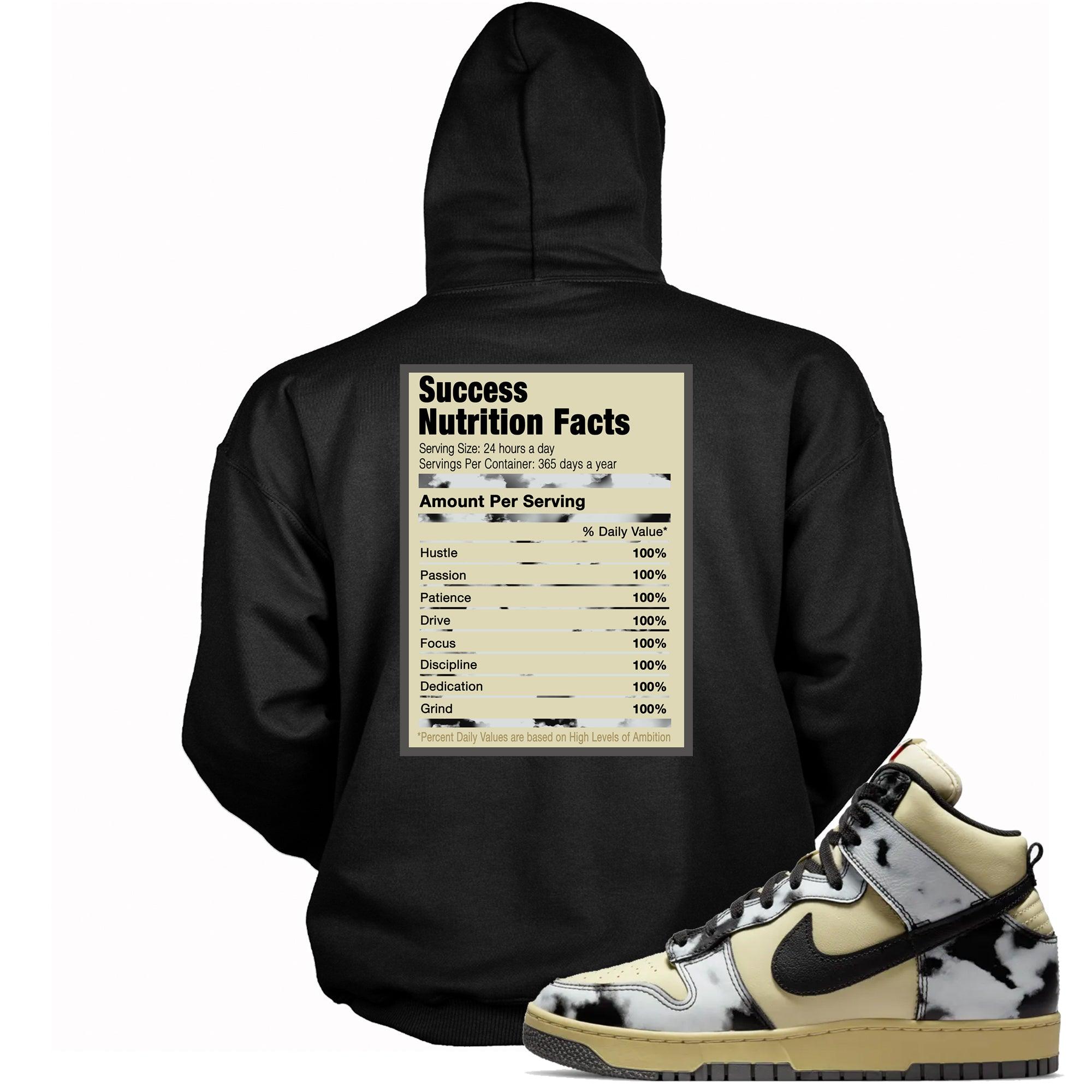 Success Nutrition Hoodie Dunk High 1985 Black Acid Wash photo