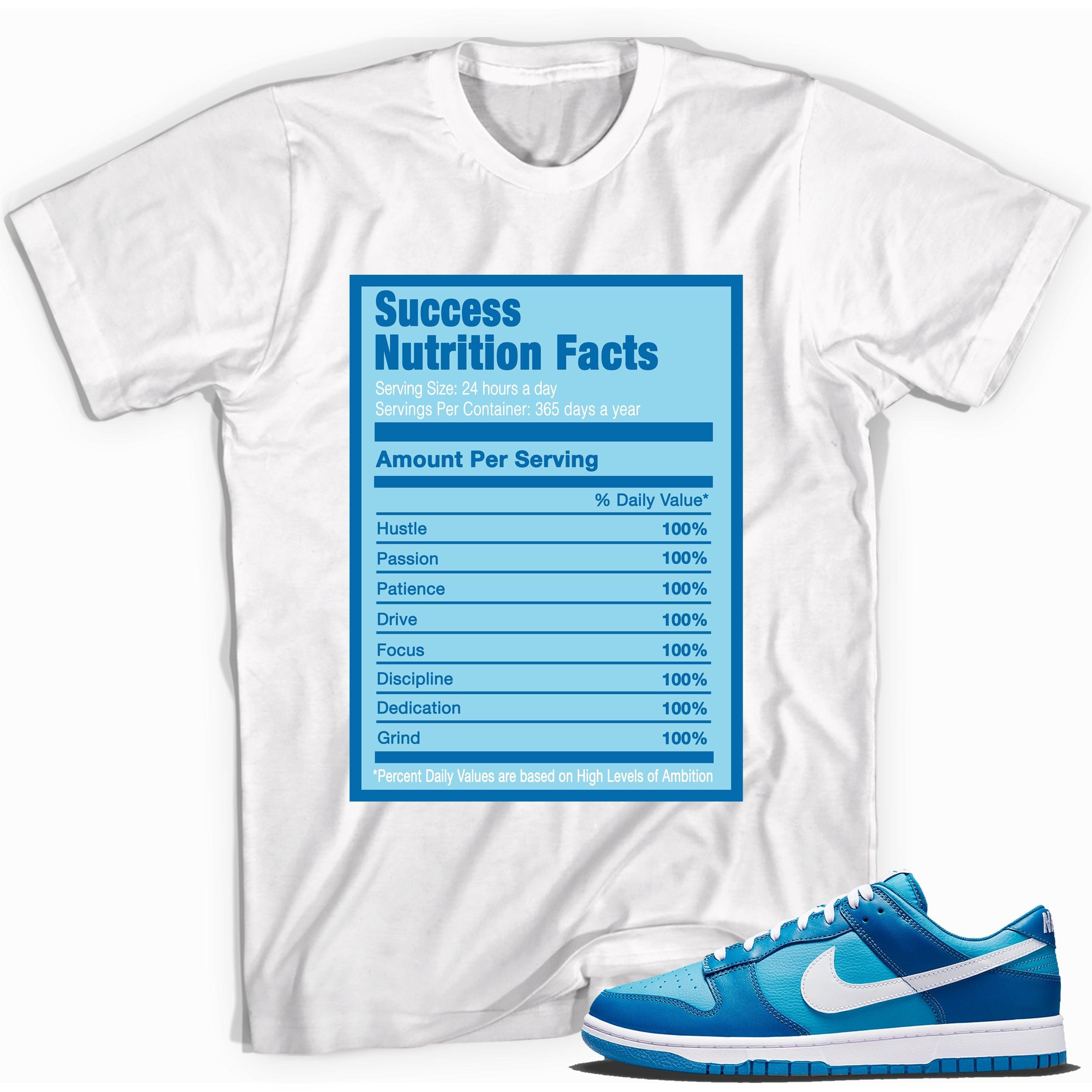 Success Nutrition Sneaker Tee Dunk Low Dark Marina Blue photo