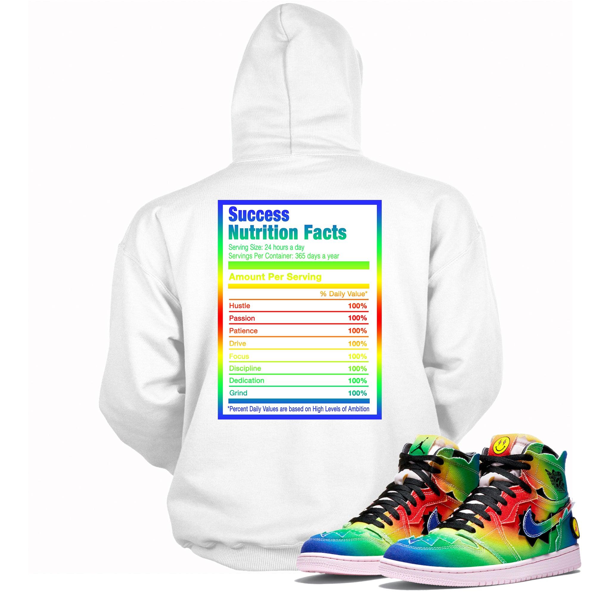 Success Nutrition Facts Hoodie J Balvin Air Jordan 1 photo