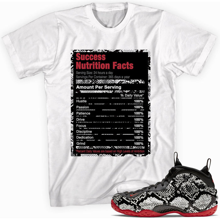 Success Nutrition Shirt Nike Air Foamposite One Albino Snakeskin photo