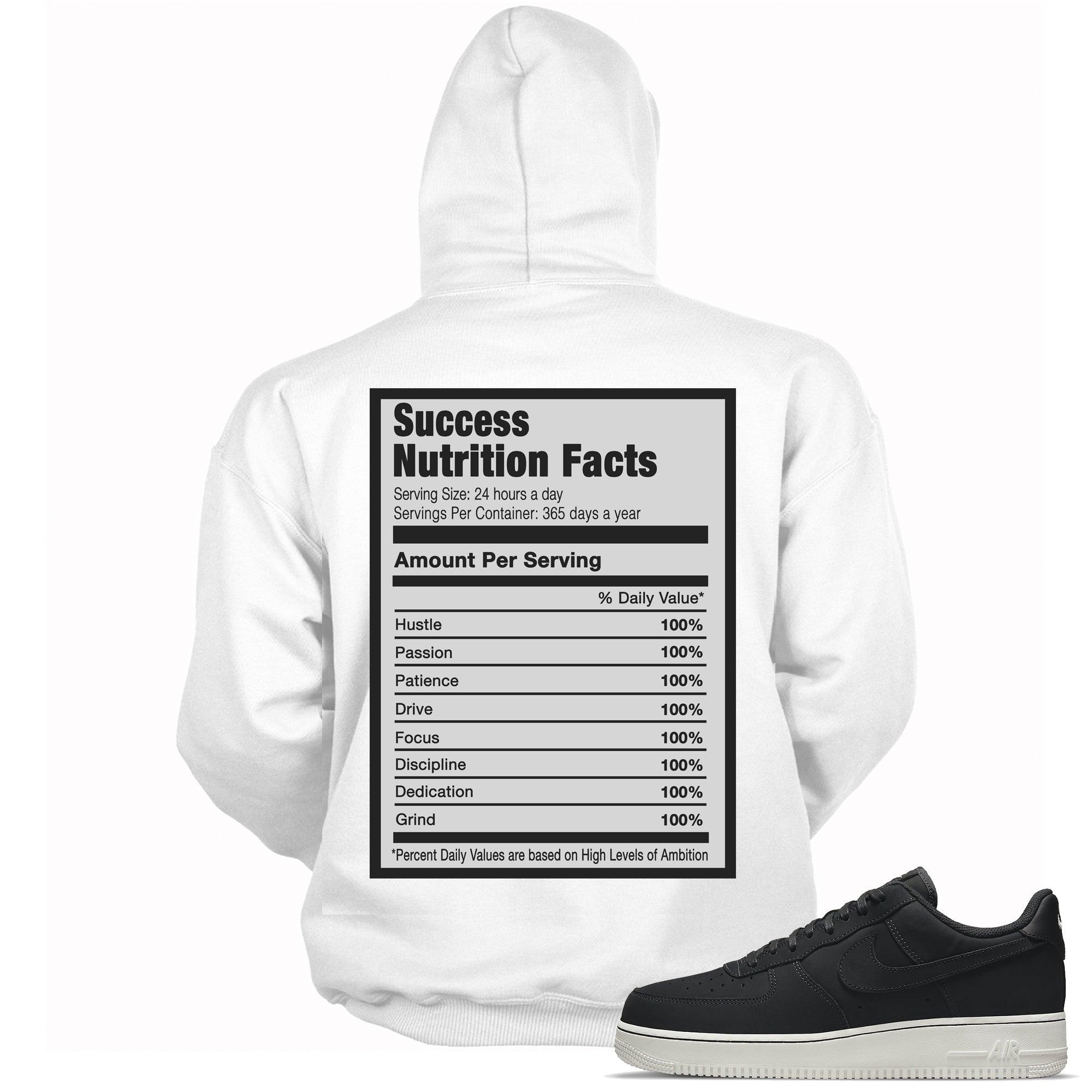 Success Nutrition Sneaker Sweatshirt Nike Air Force 1 Low LX Off Noir Black photo
