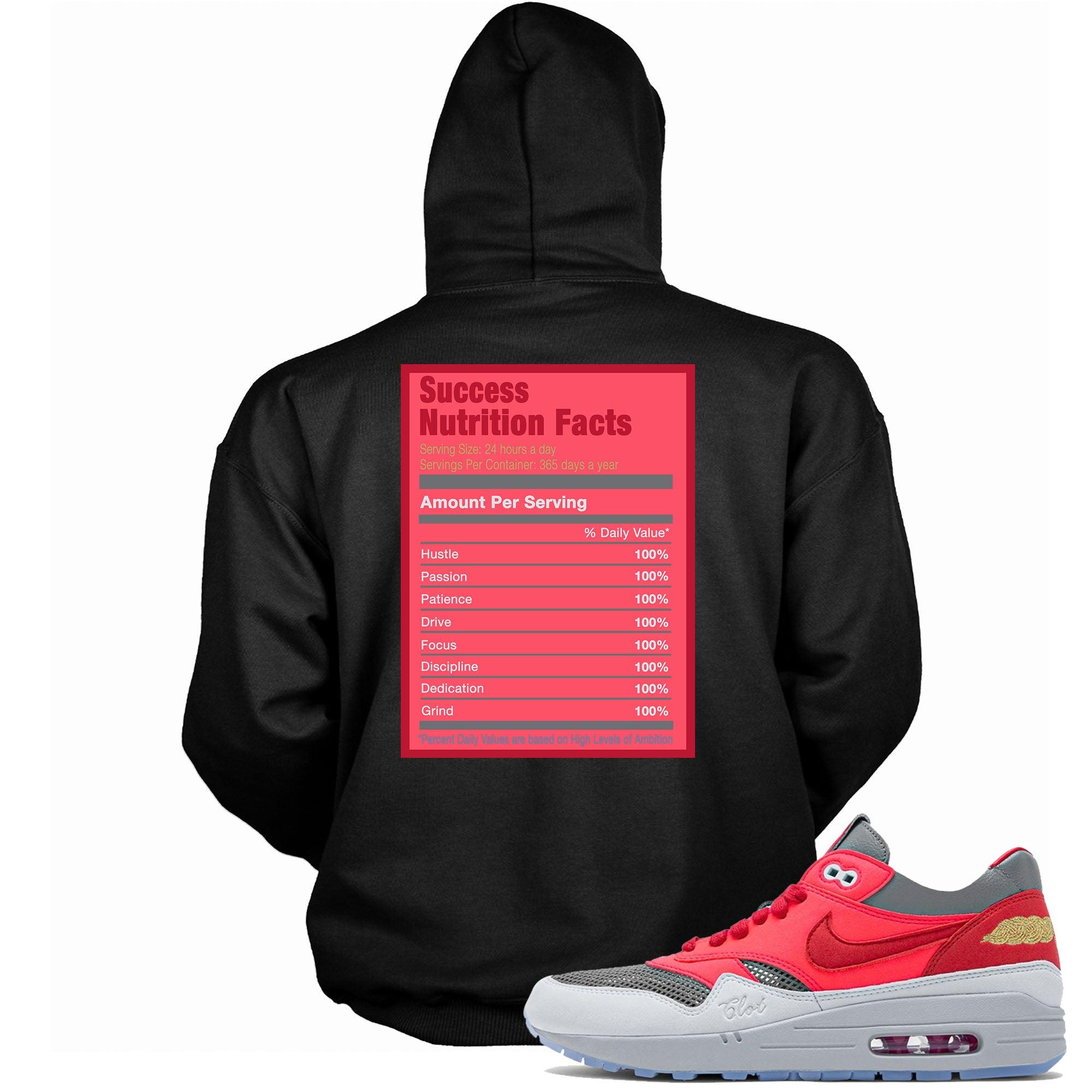Success Nutrition Sneaker Sweatshirt Nike Air Max 1 Clot Solar Red photo