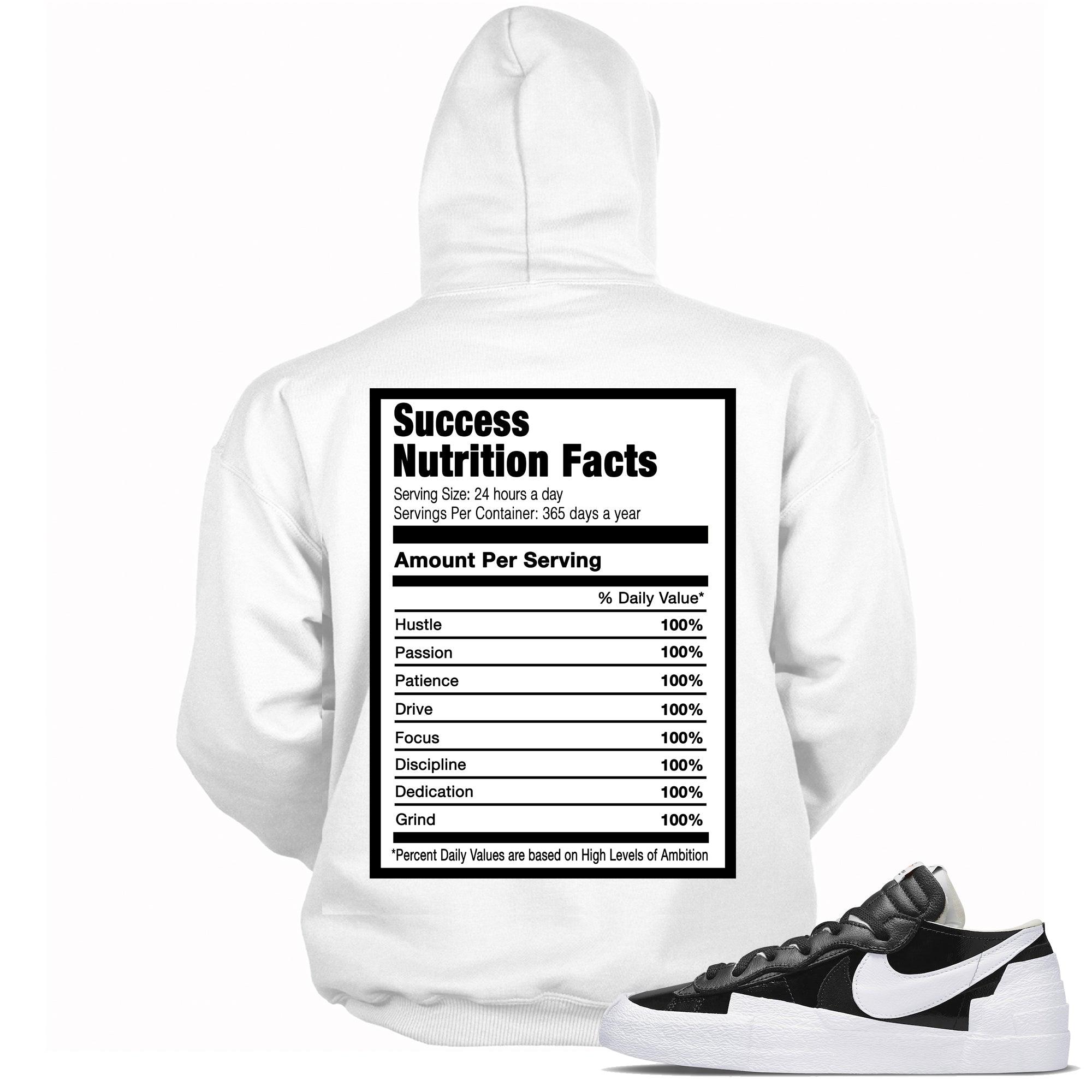 Success Nutrition Hoodie Nike Blazer Low Sacai Black Patent Leather photo