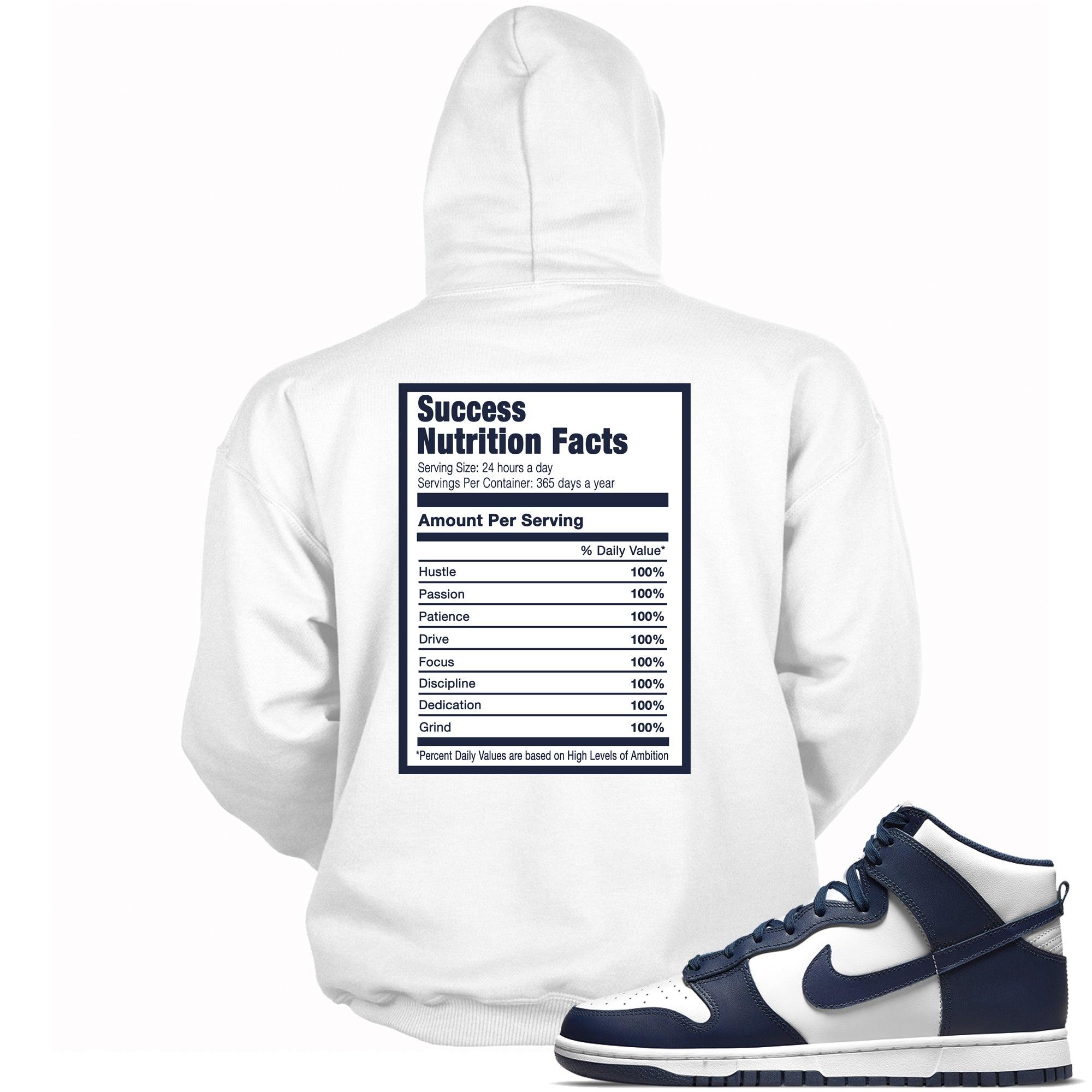 Success Nutrition Hoodie Nike Dunk High Championship Navy photo