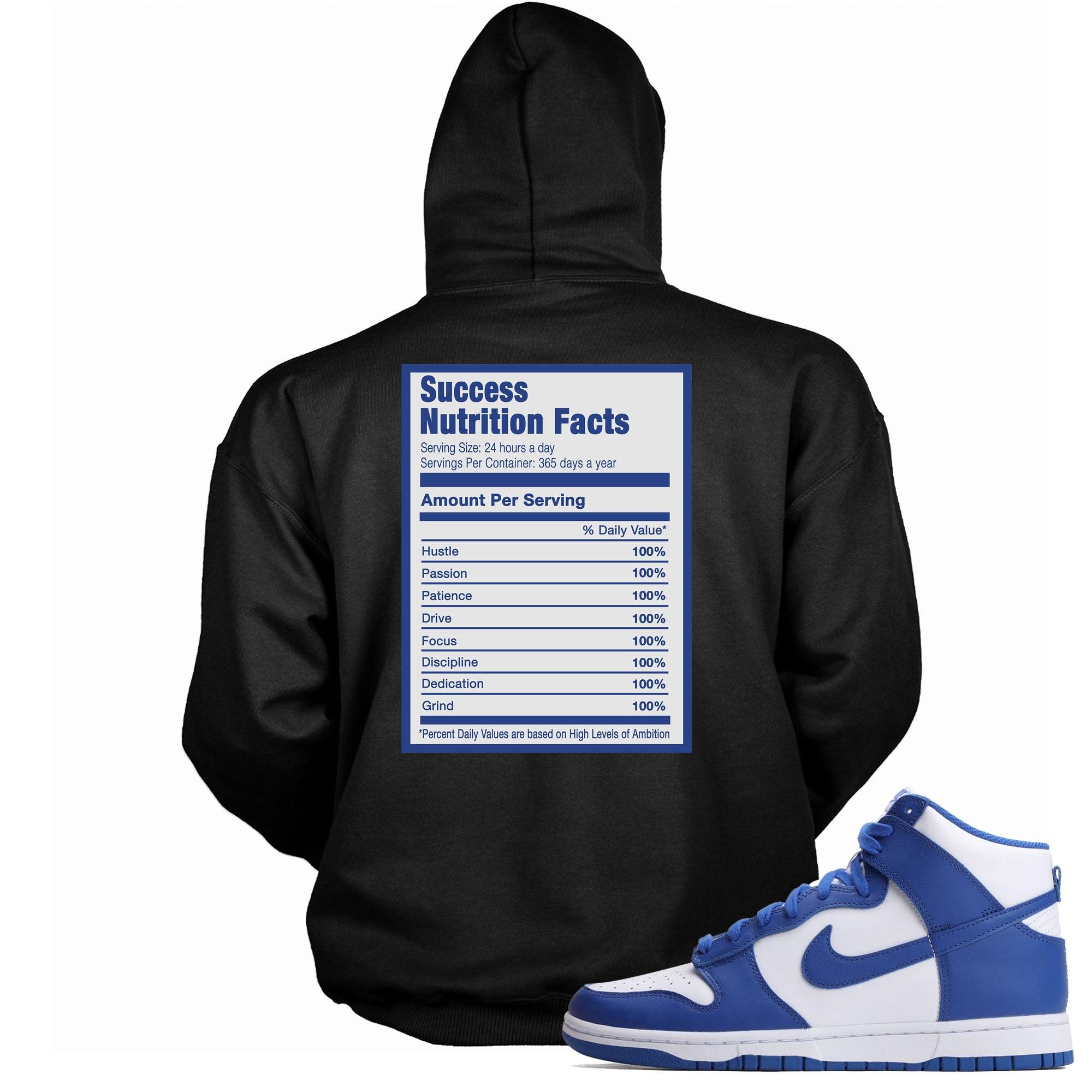 Success Nutrition Sneaker Sweatshirt Nike Dunk High Game Royal photo