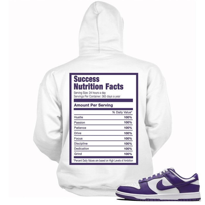 Match Nike Dunk Low "Court Purple" Hoodie 