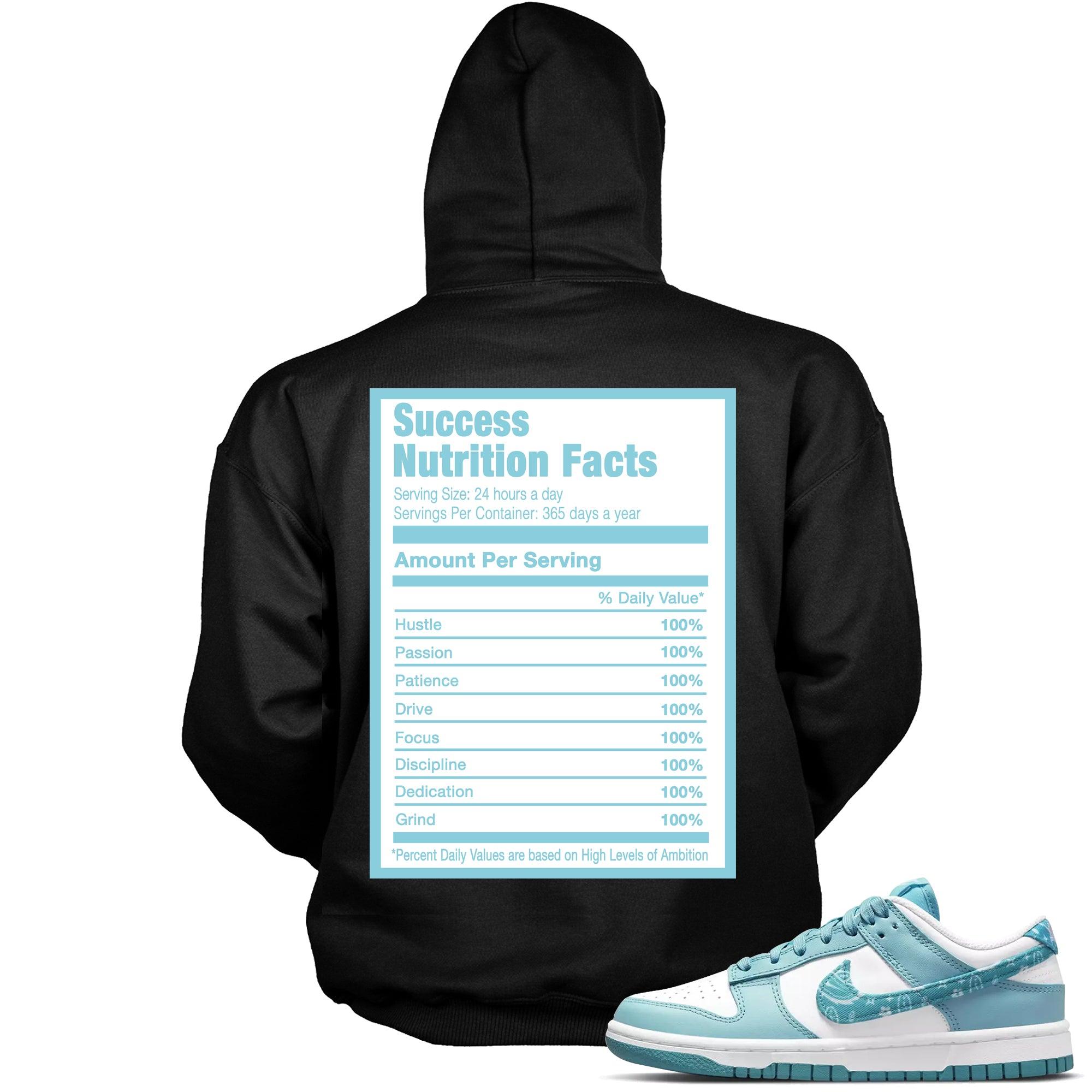 Success Nutrition Hoodie Nike Dunk Low Essential Paisley Pack Worn Blue Sneakers photo