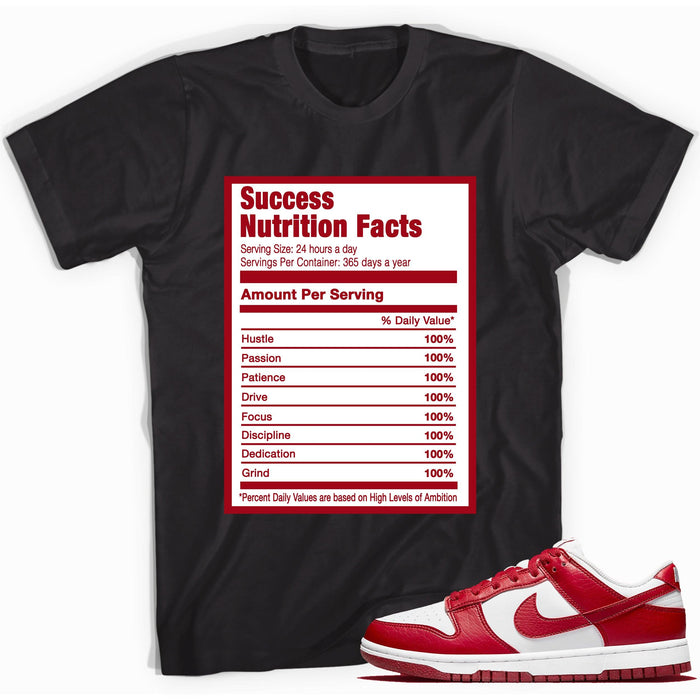 Success Nutrition Shirt Nike Dunk Low Next Nature White Gym Red photo