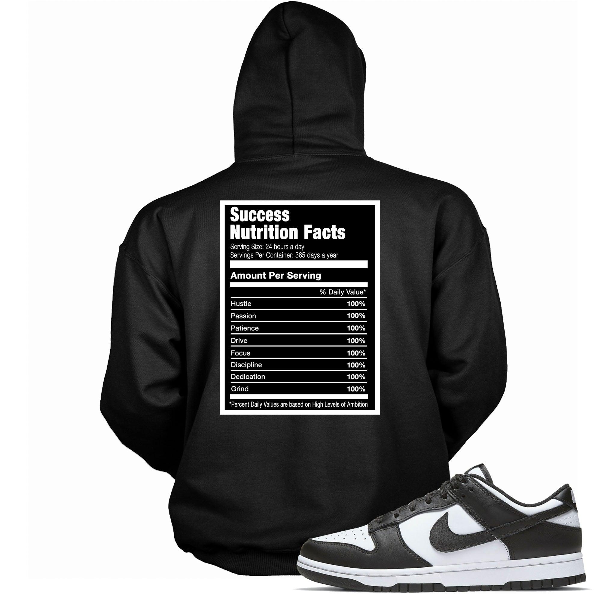 Success Nutrition Sneaker Sweatshirt Nike Dunk Low Retro White Black photo