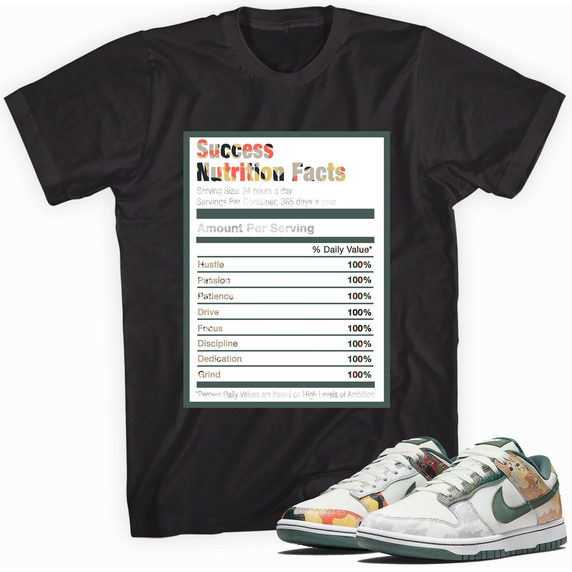 Success Nutrition Shirt Nike Dunk Low Sail Multi-Camo photo