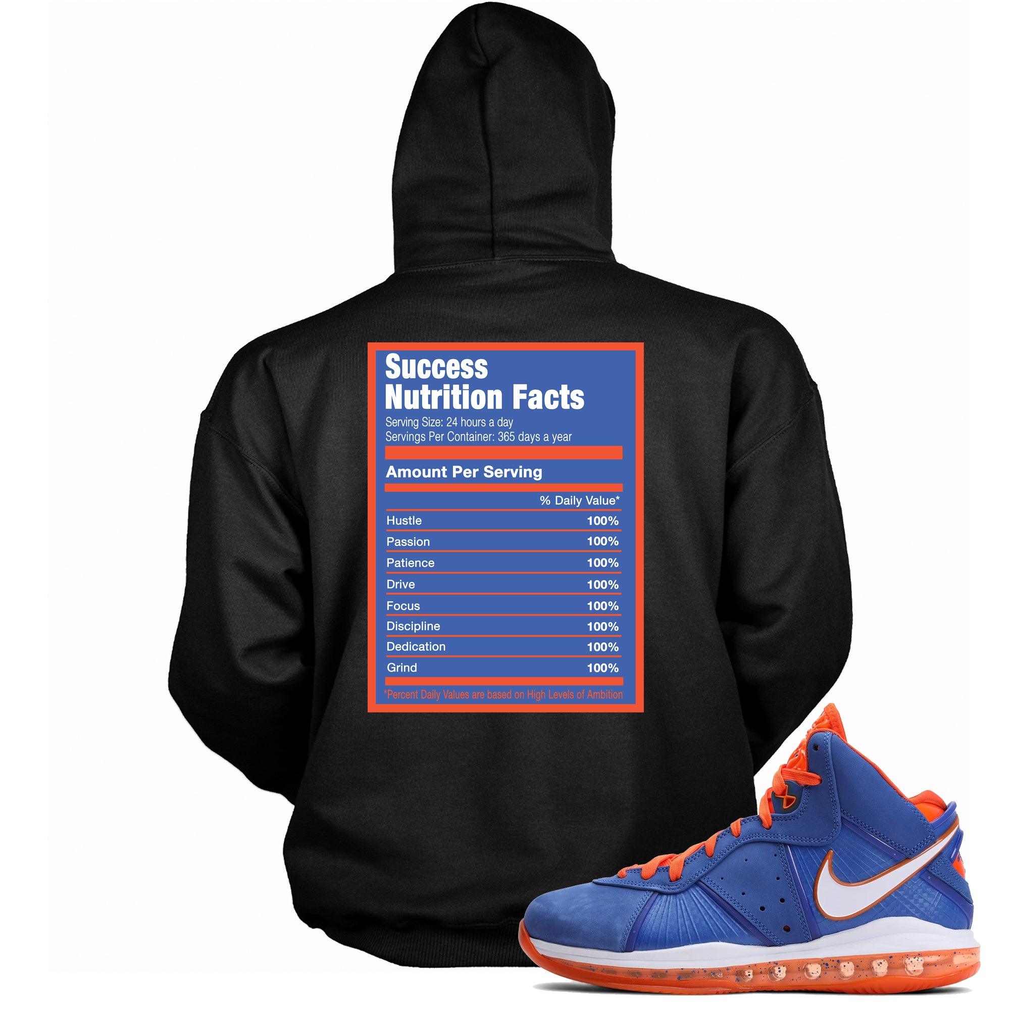 Success Nutrition Sneaker Sweatshirt Nike Lebron 8 Hardwood Classic photo
