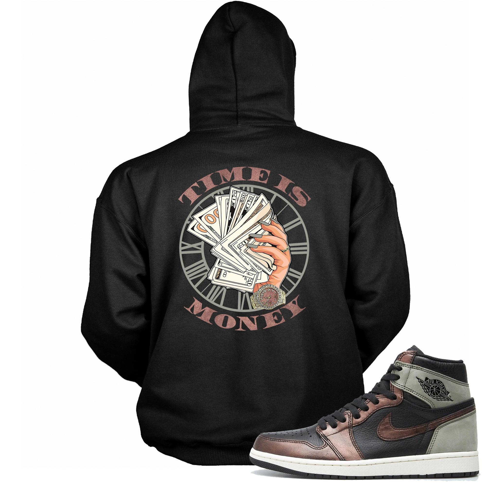 Time Is Money Hoodie AJ 1s Patina photo
