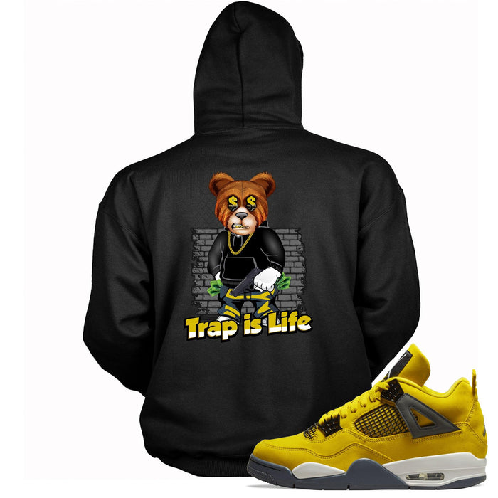 Trap Is Life Jordan 4s Retro Lightning photo