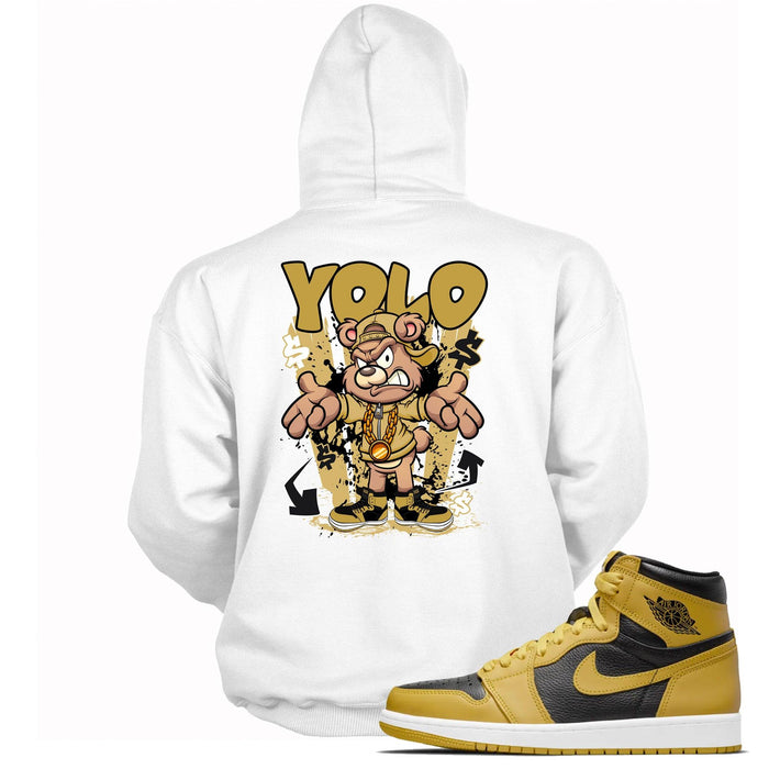 YOLO Hoodie Air Jordan 1 Retro High Pollen photo