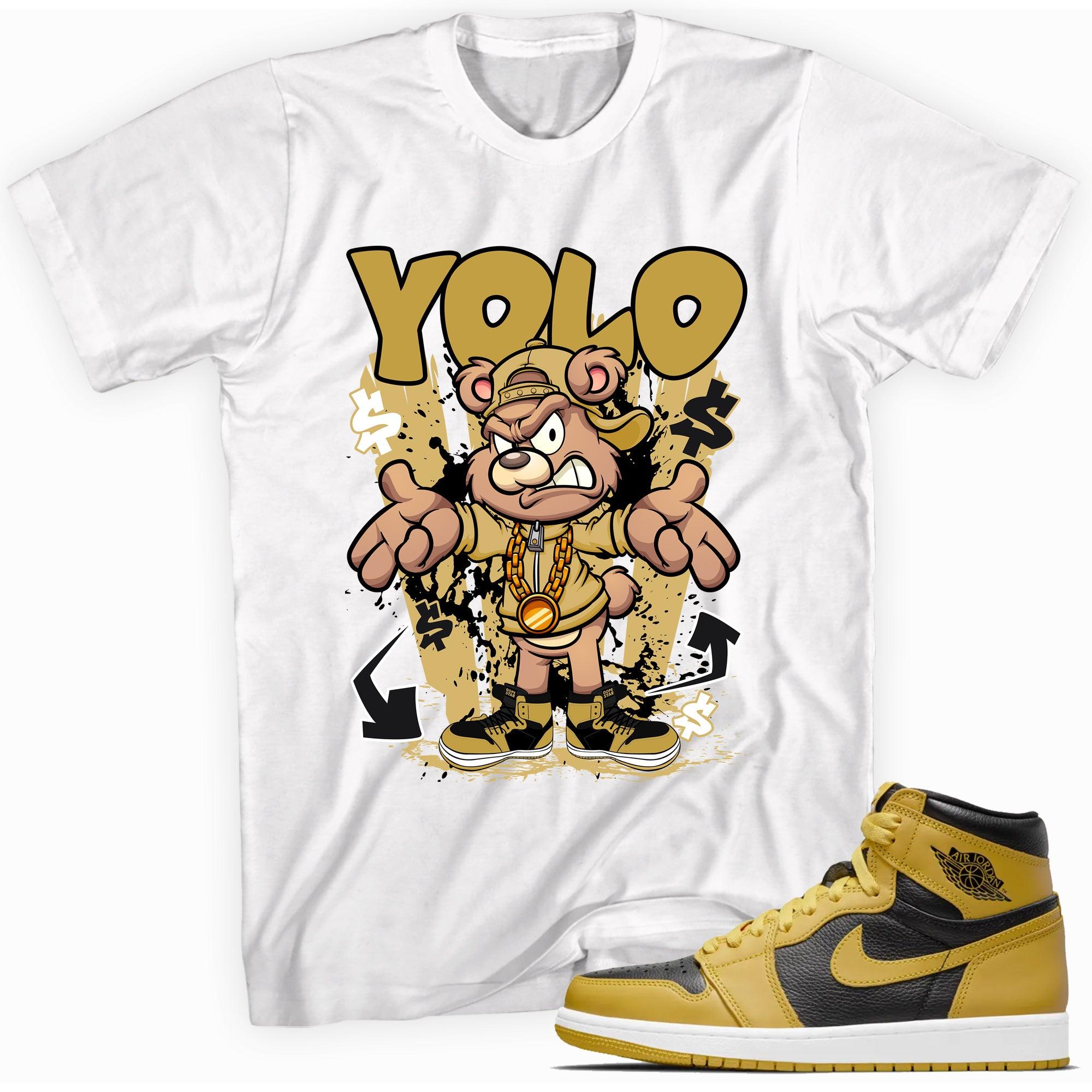 YOLO Sneaker Tee AJ 1 Retro High Pollen photo