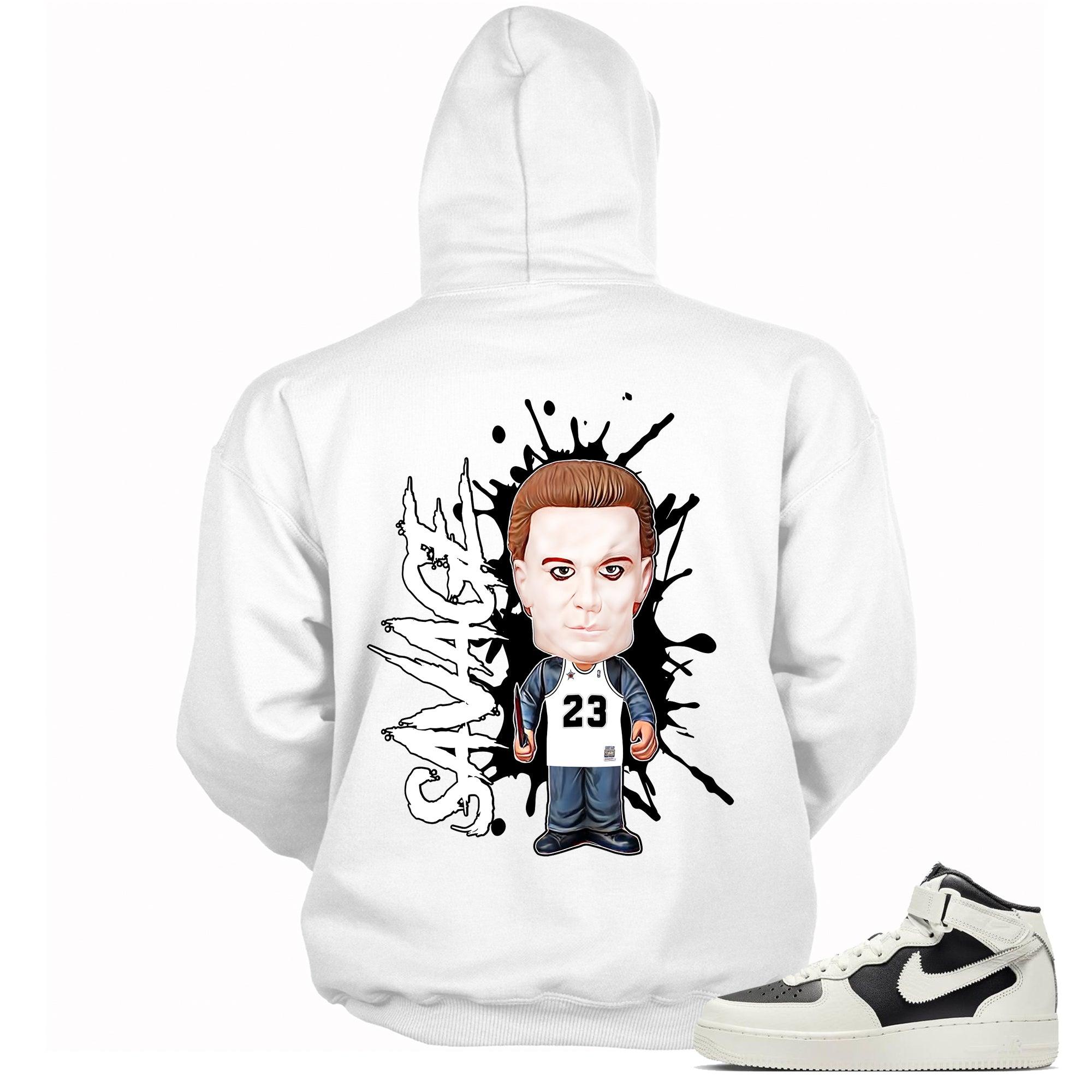 Savage Hoodie Nike Air Force 1s Mid Reverse Panda photo