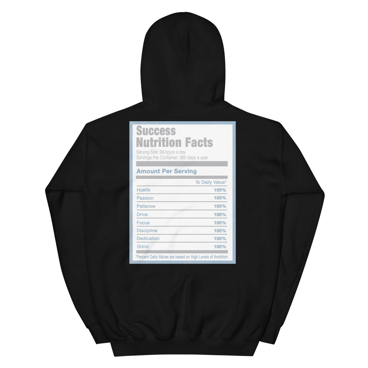 Black Success Nutrition Hoodie AJ 1 Retro High OG Hyper Royal photo
