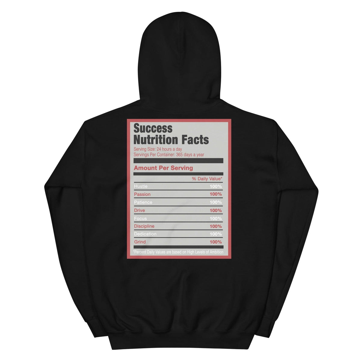 Black Success Nutrition Hoodie AJ 1 Retro High Light Smoke Grey photo